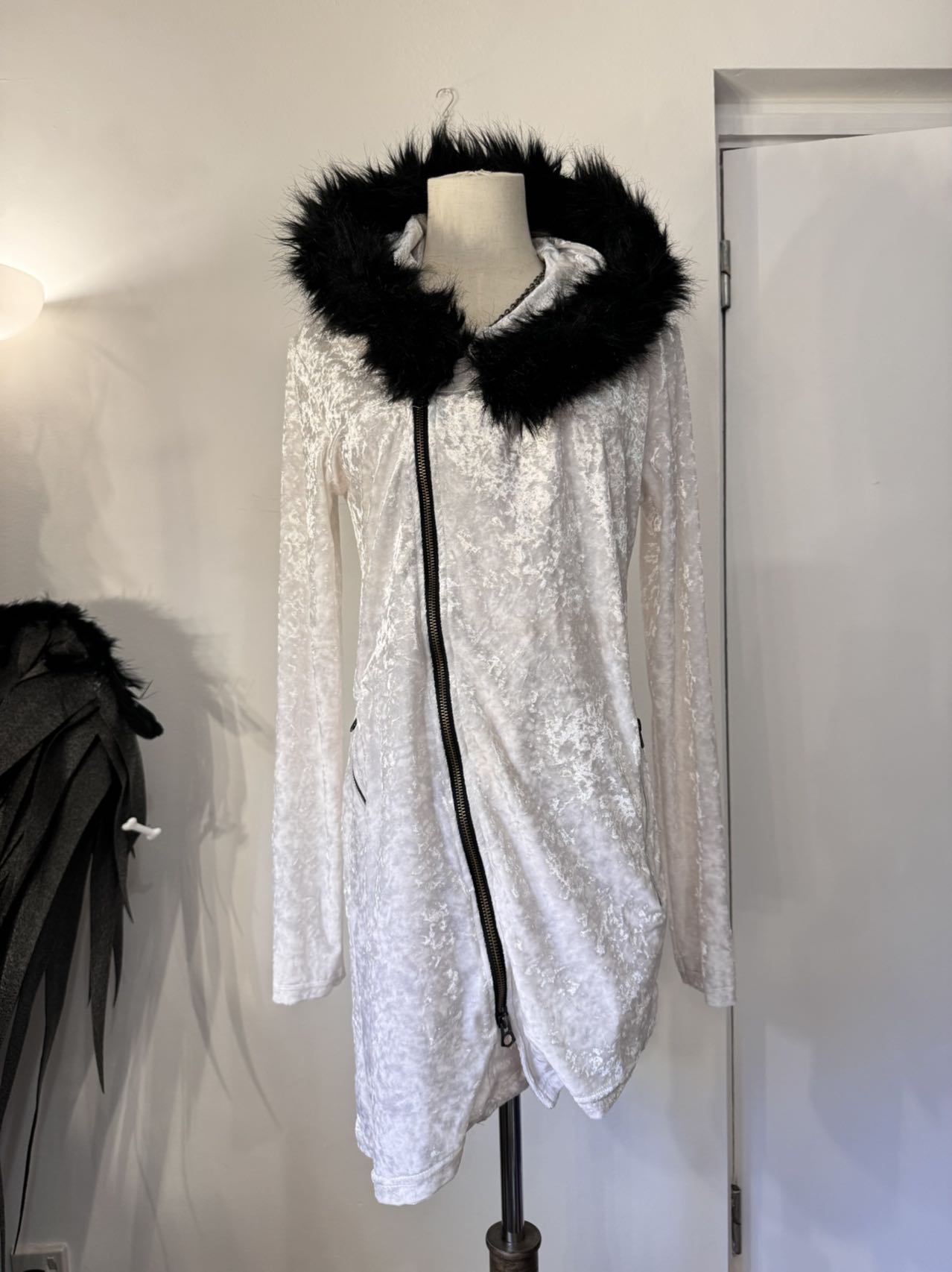 Civarize Fur Hood Zip-Up