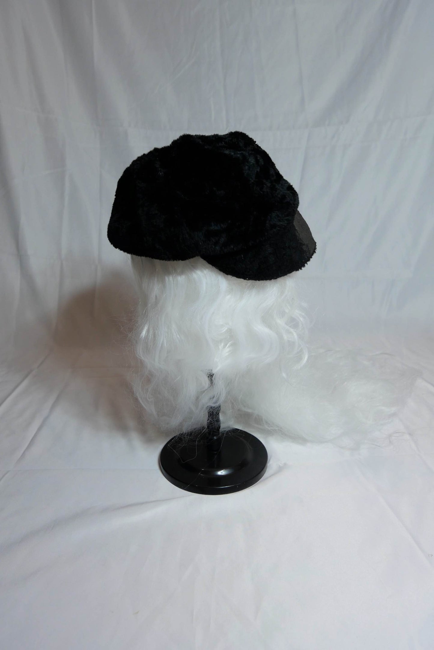 H.Anarchy Black Newsboy Cap