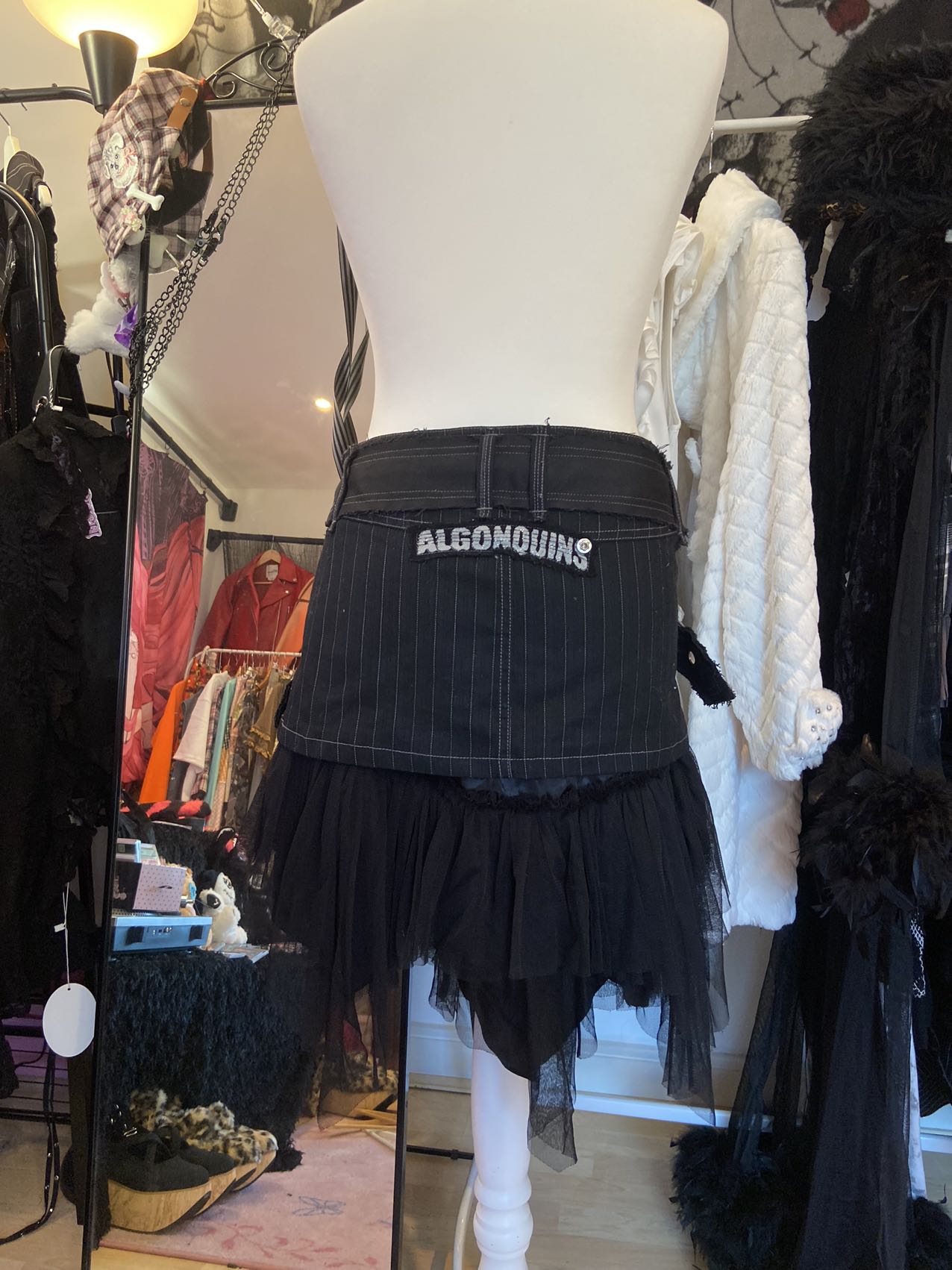 Algonquins 2-Way Buckle Mesh Skirt