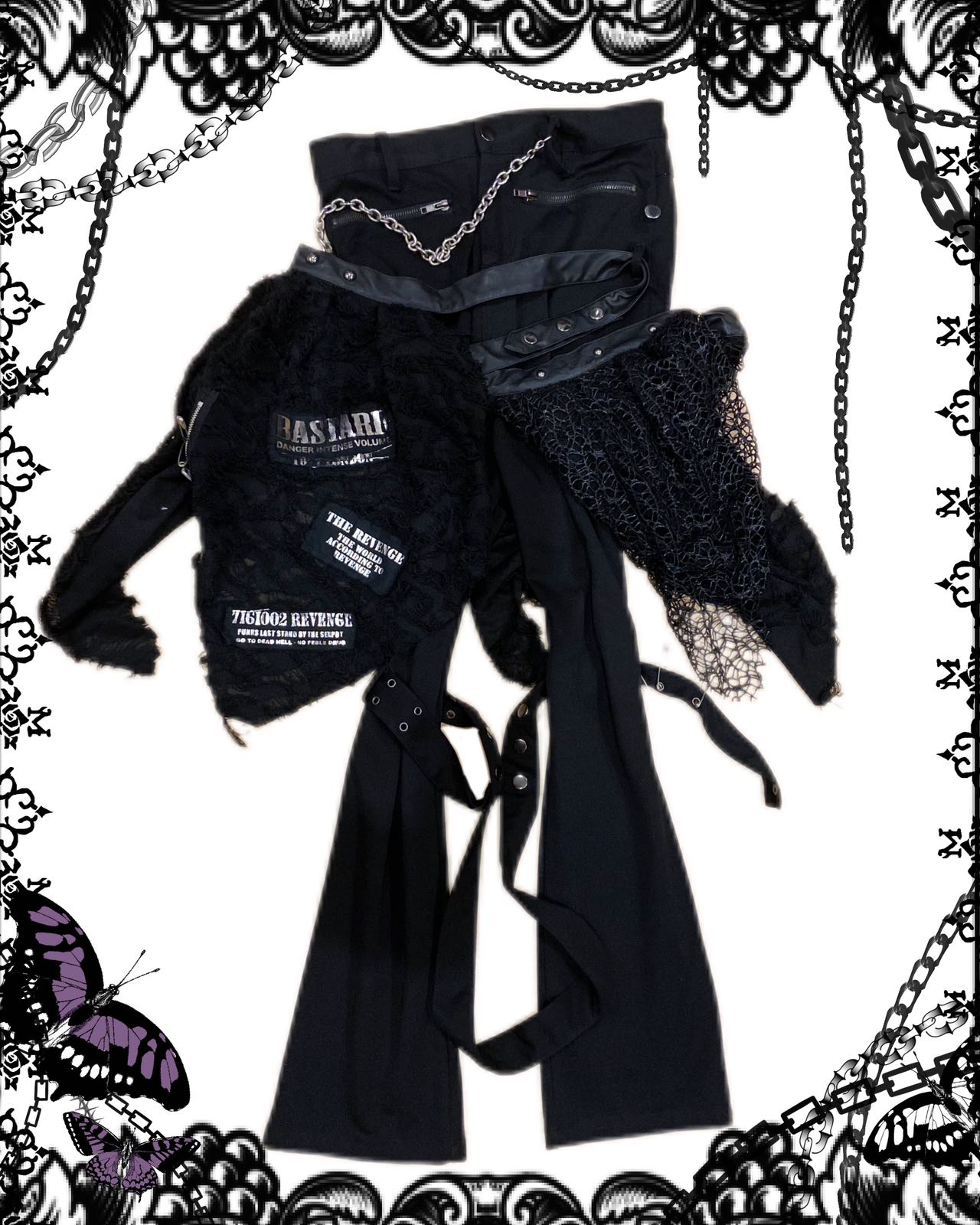 Sexpot Revenge Multi-Layer Bondage Pants