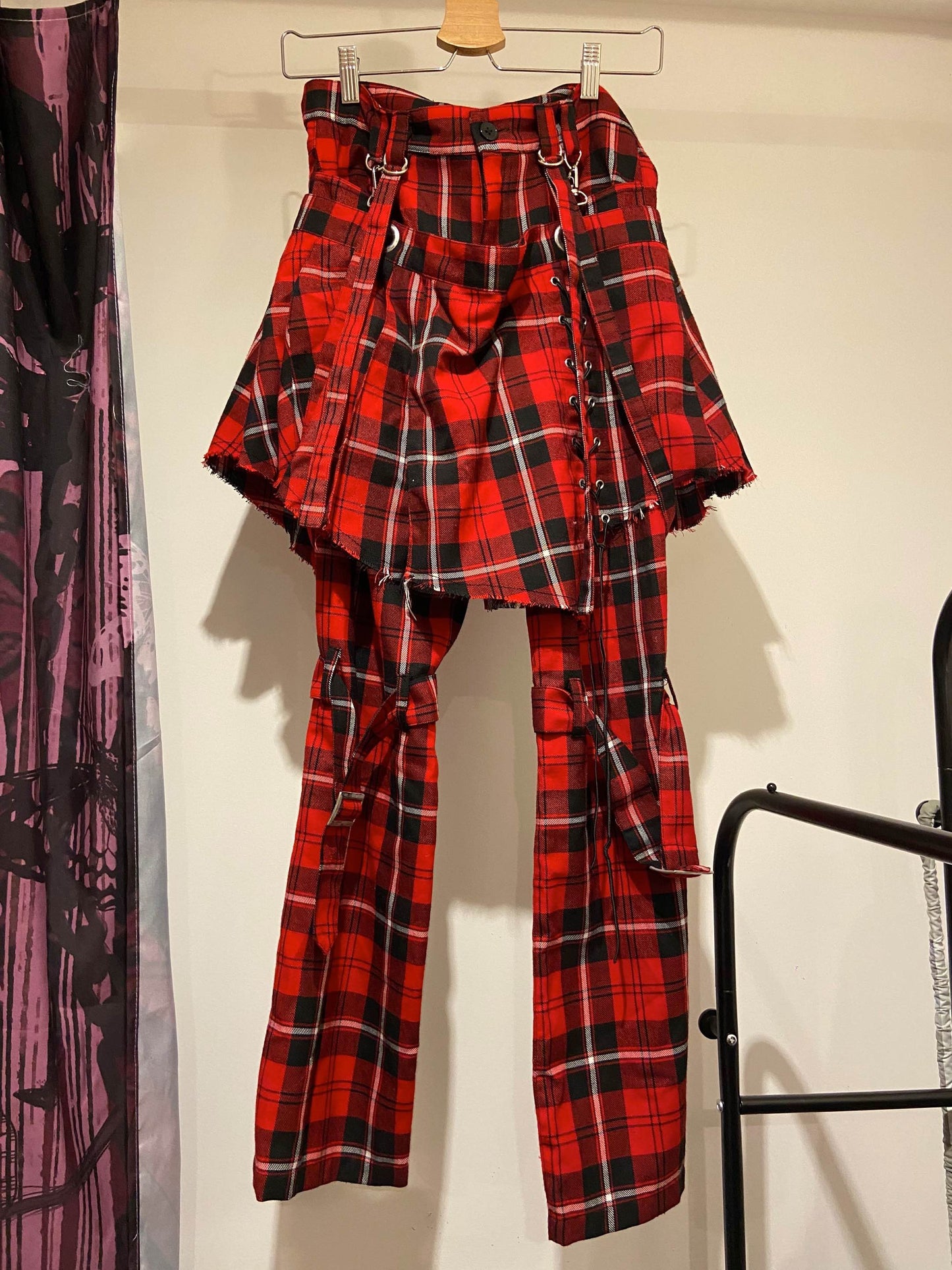 Sexpot Revenge Plaid Bondage Pants