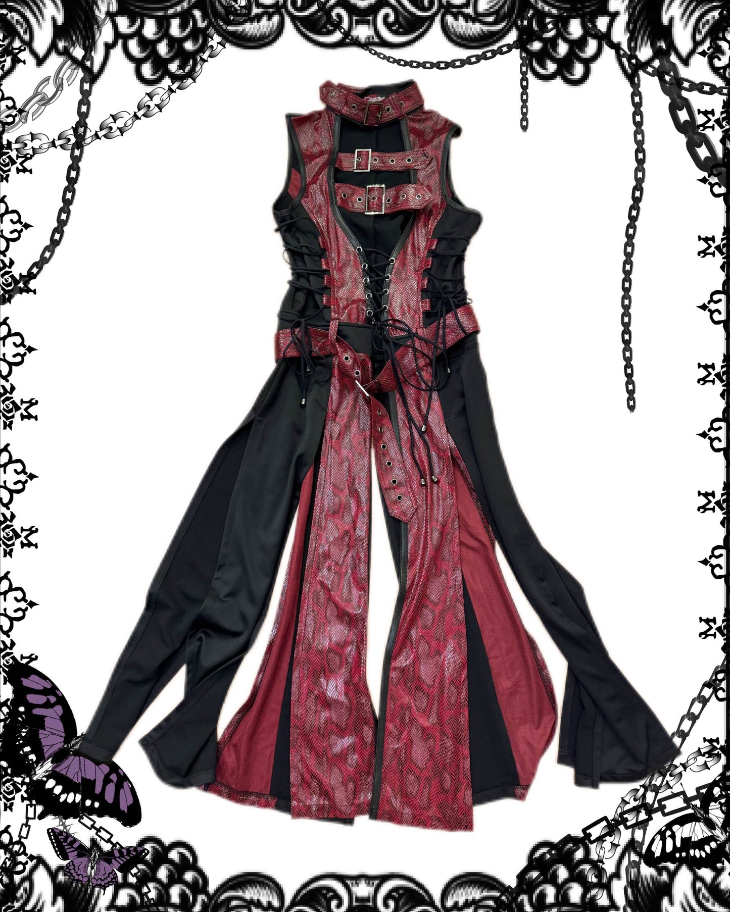 Qutie Frash Sleeveless Lace-Up Dress