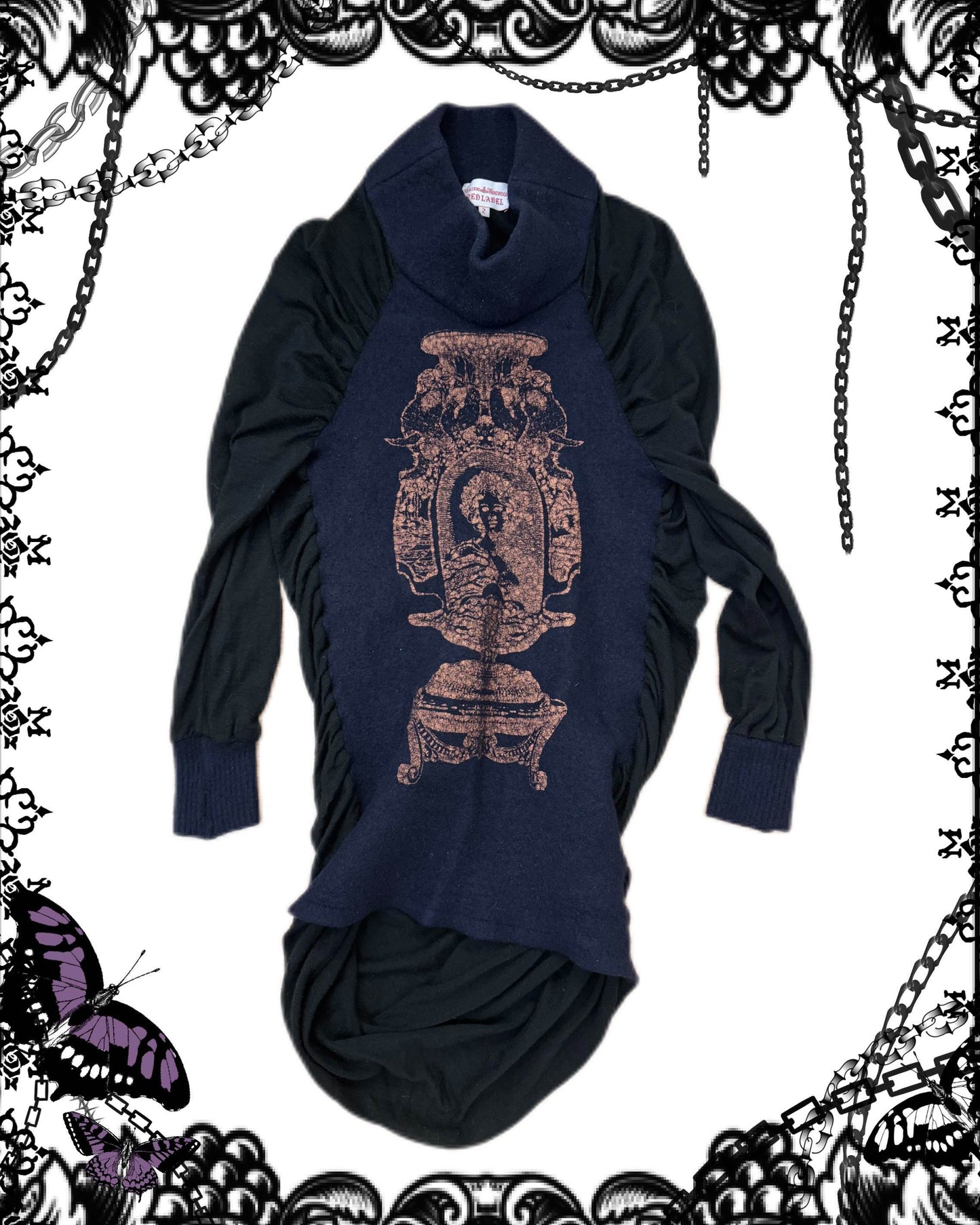 Vivienne Westwood High-Neck Long-Sleeves Top