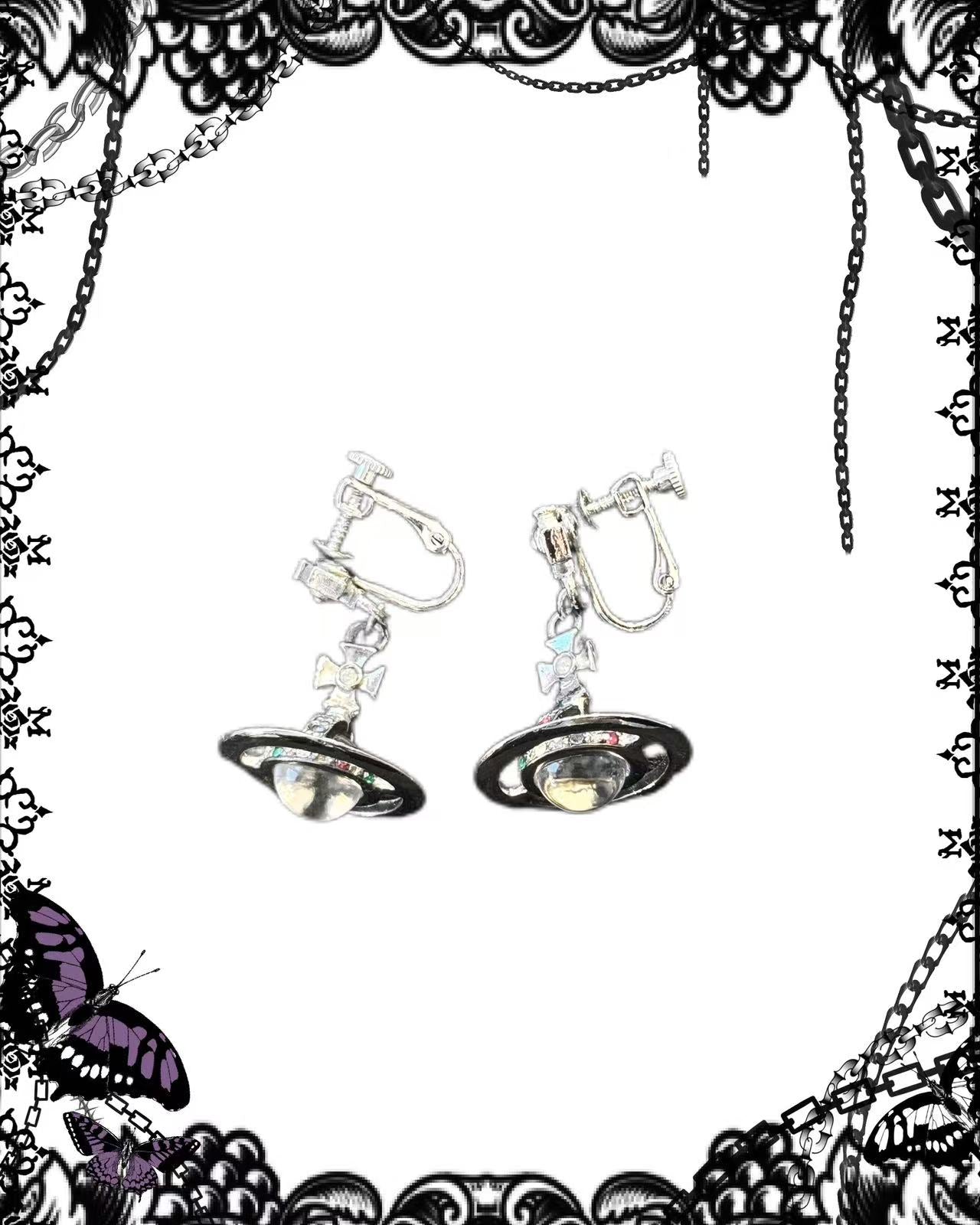 Vivienne Westwood Orb Clip-on Earrings