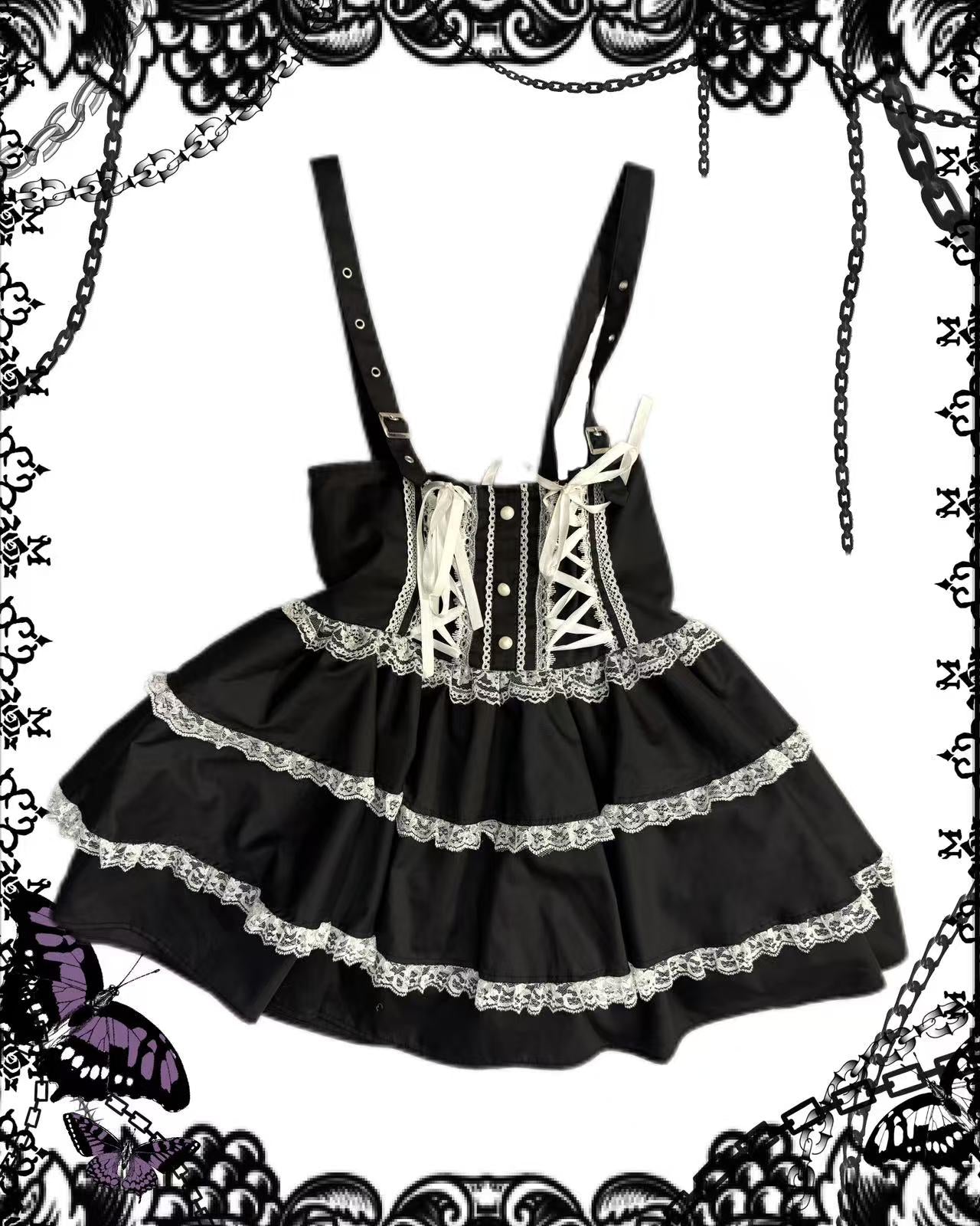 ACDC RAG Lace Overall Dress