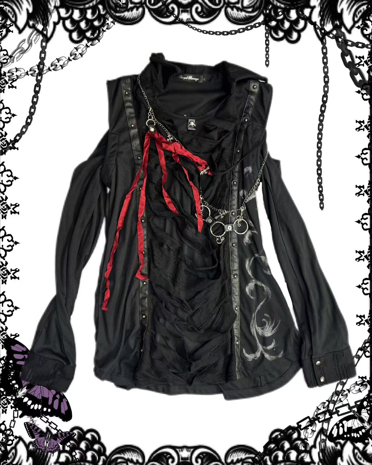 Sexpot Revenge Bondage Top with Detachable Sleeves