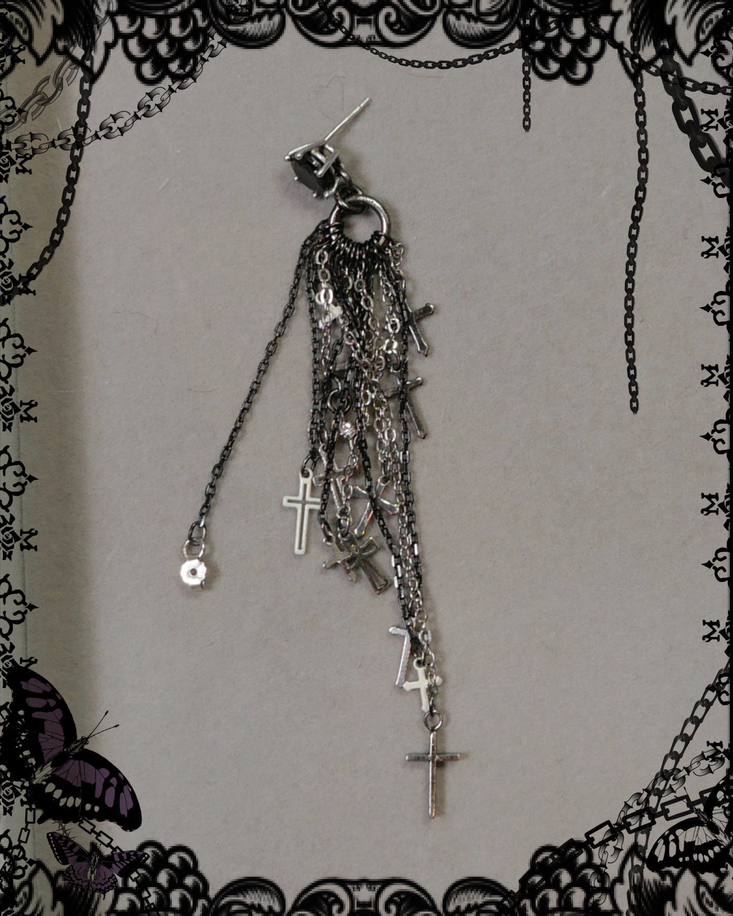 Gunda Cross Earring