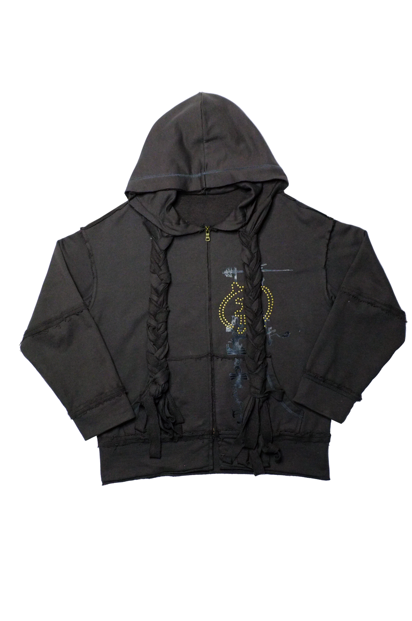 nit alcove 22AW Braids Hoodie (Black)