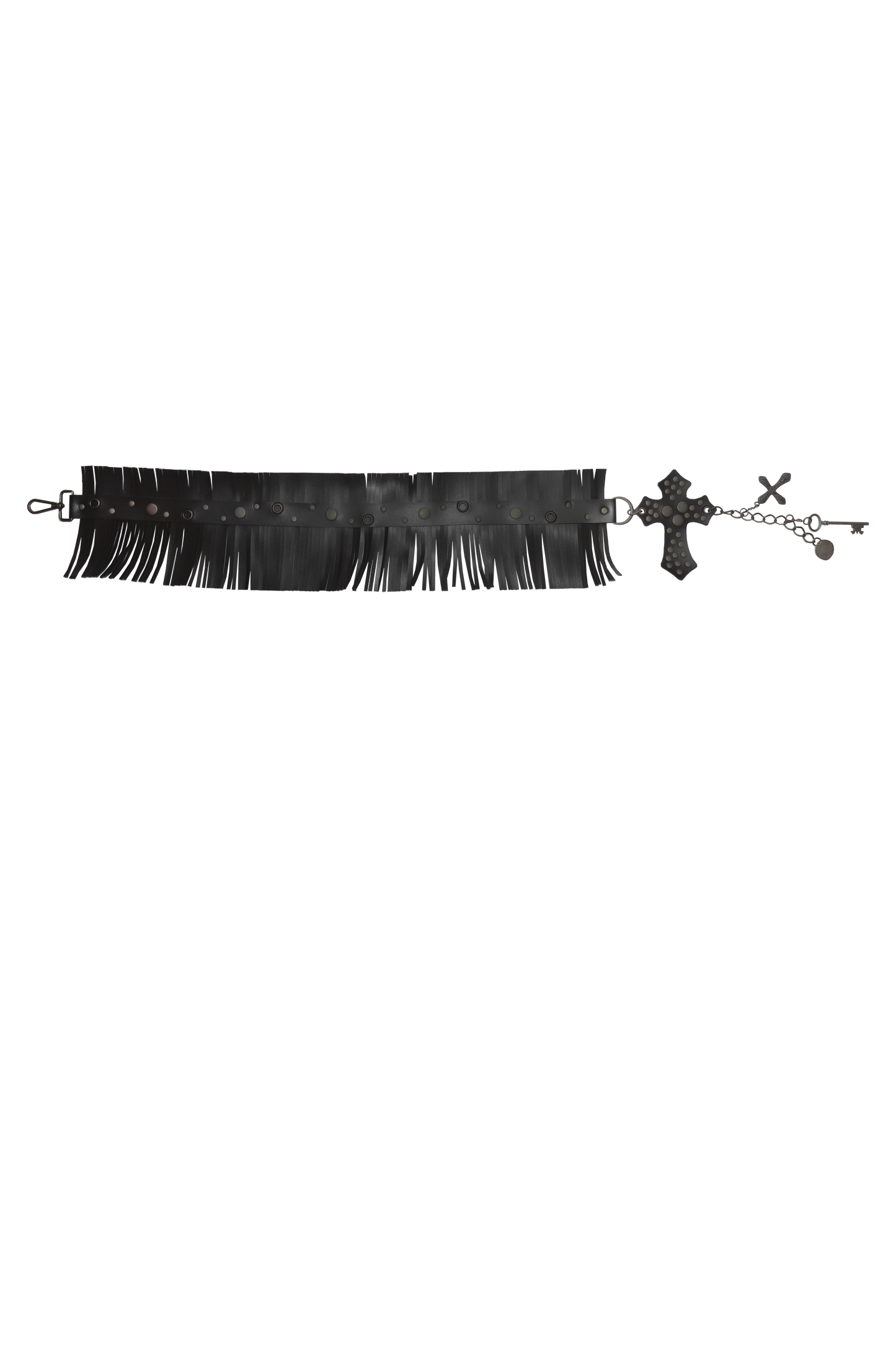 nit alcove 23AW Layer Belt (Black/White)