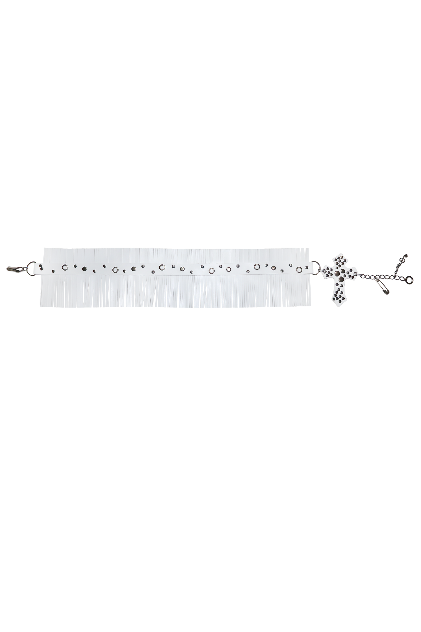 nit alcove 23AW Layer Belt (Black/White)