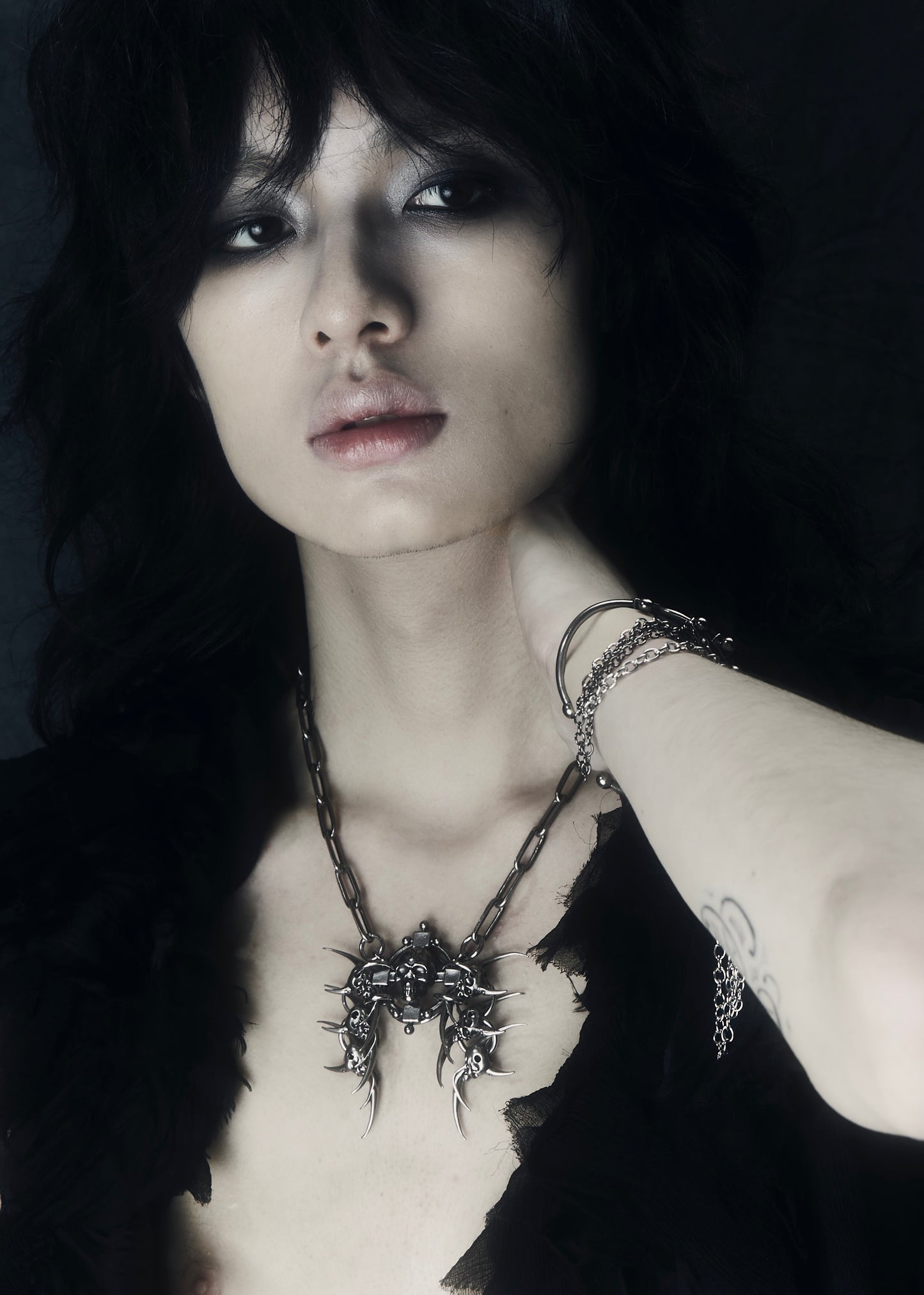 IIIMIII BlackPainting II Necklace #4