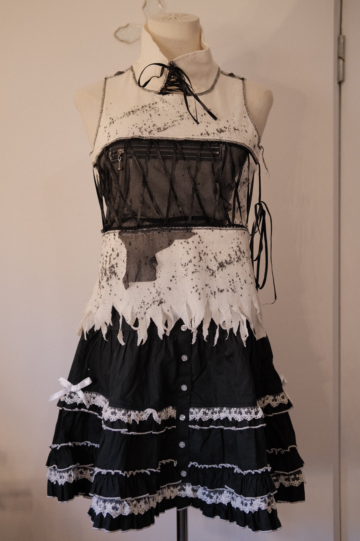 Putumayo Button-Up Lace Skirt