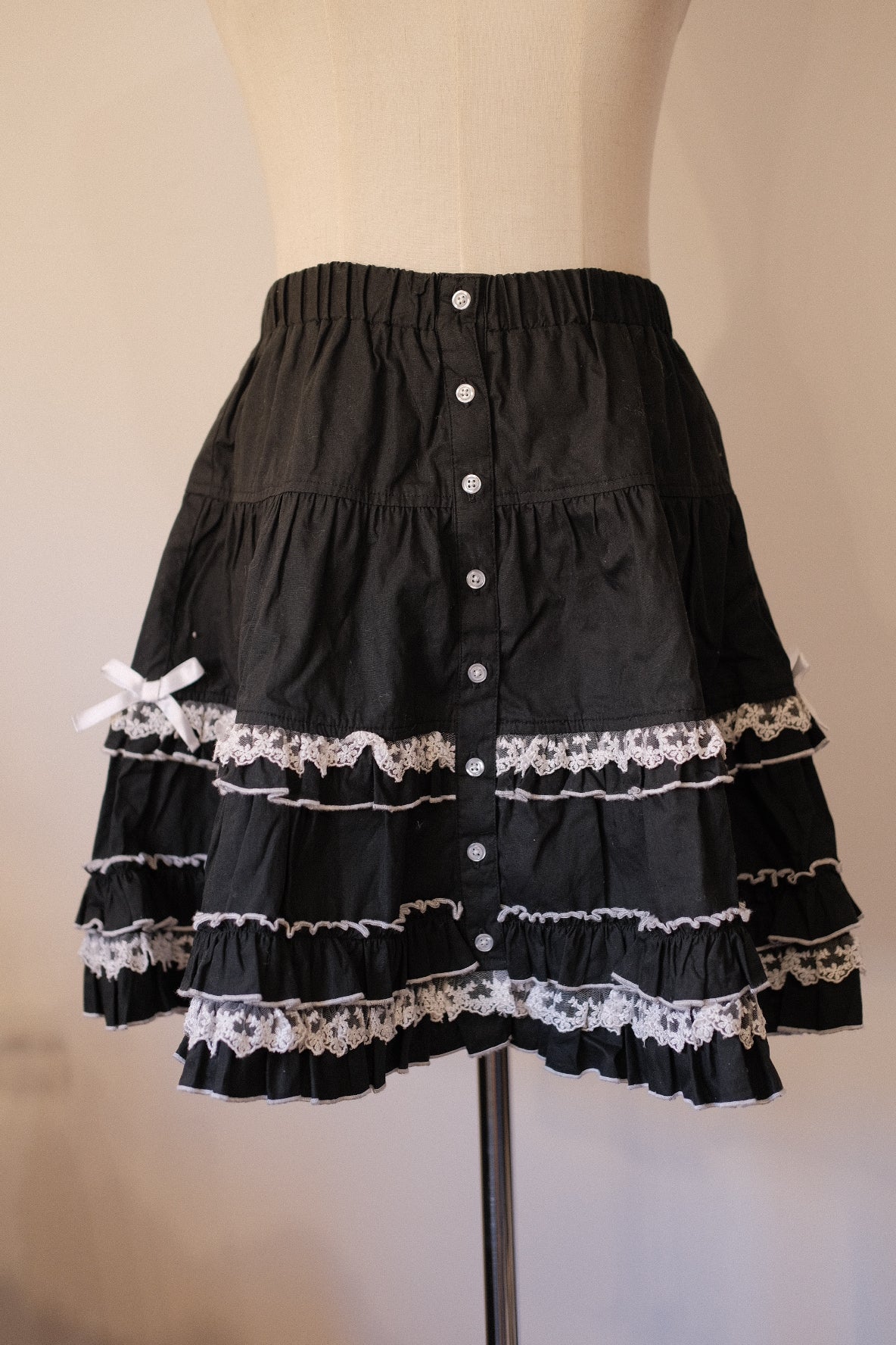Putumayo Button-Up Lace Skirt