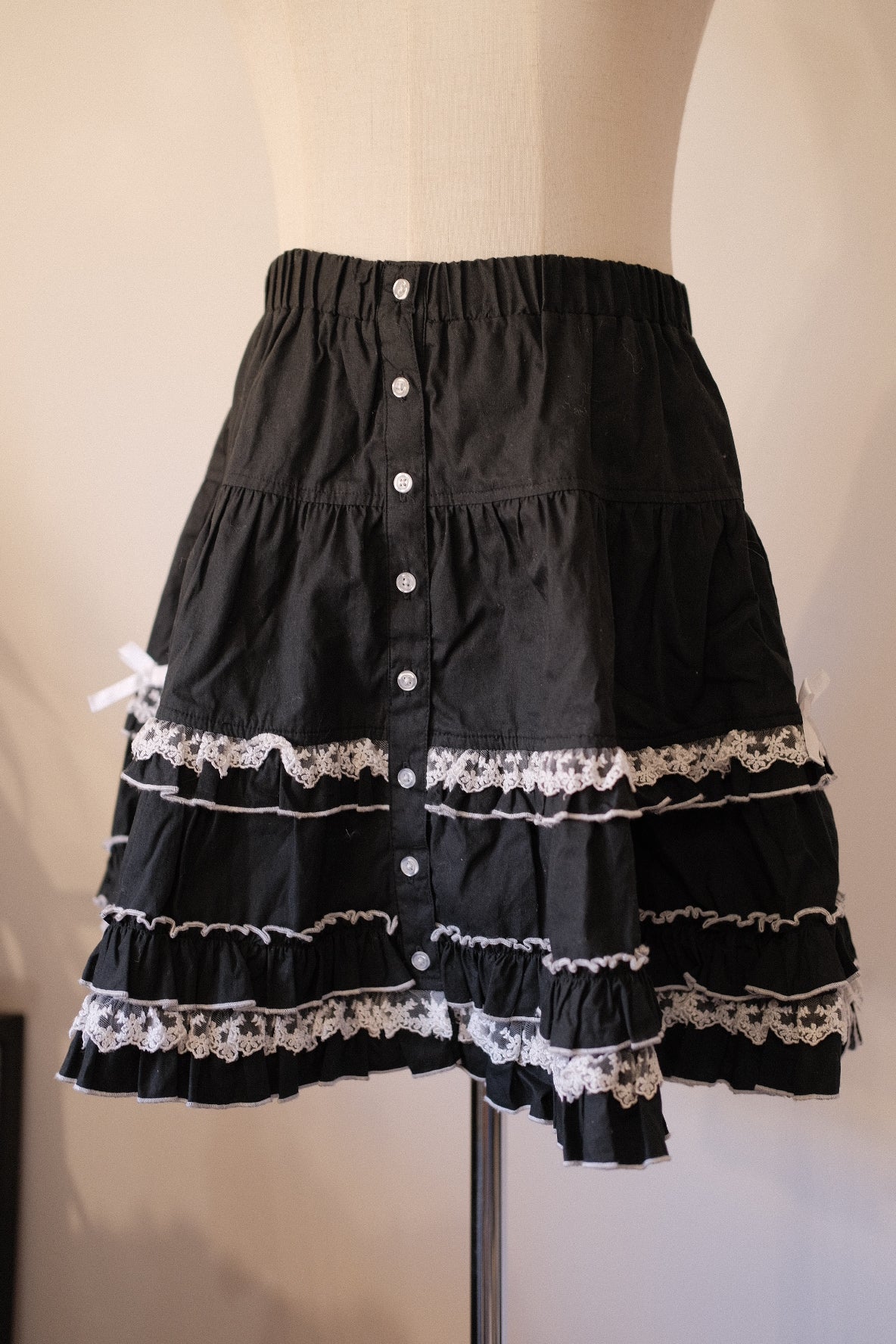 Putumayo Button-Up Lace Skirt
