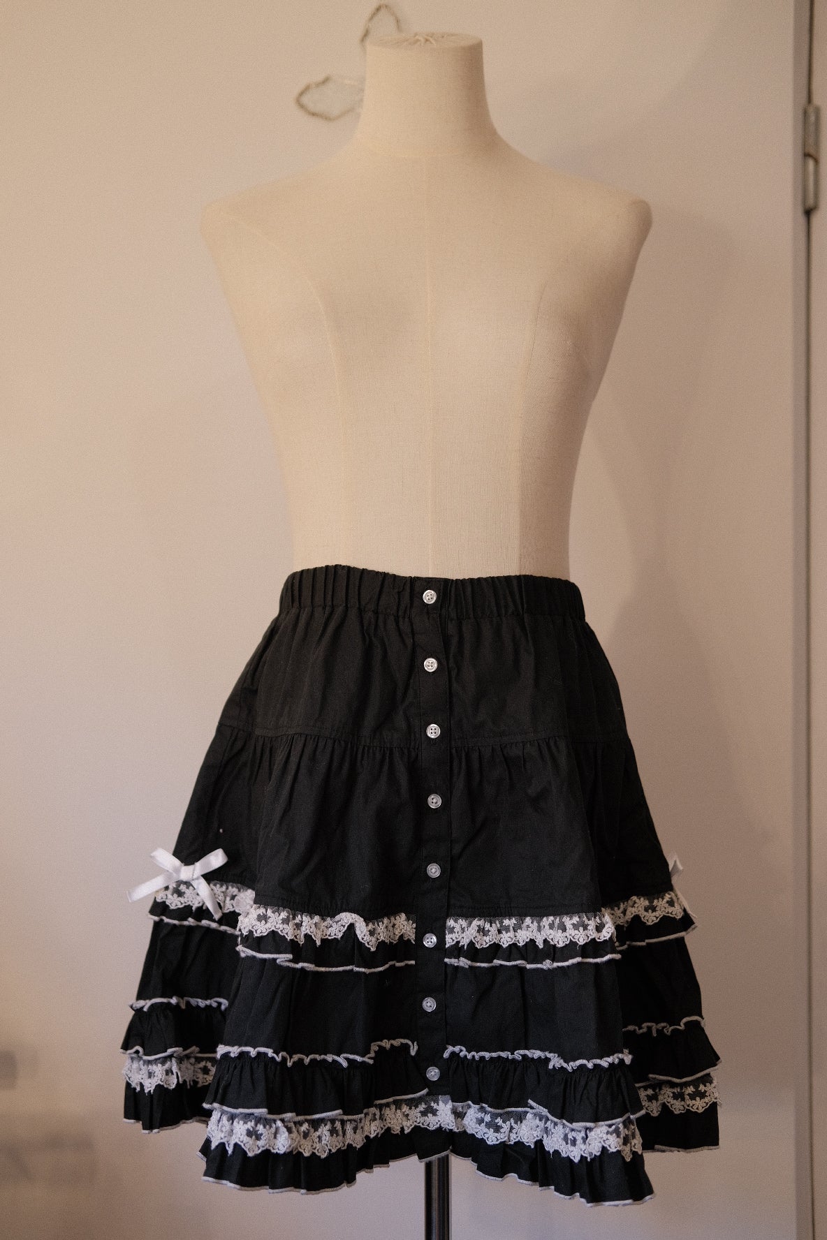 Putumayo Button-Up Lace Skirt