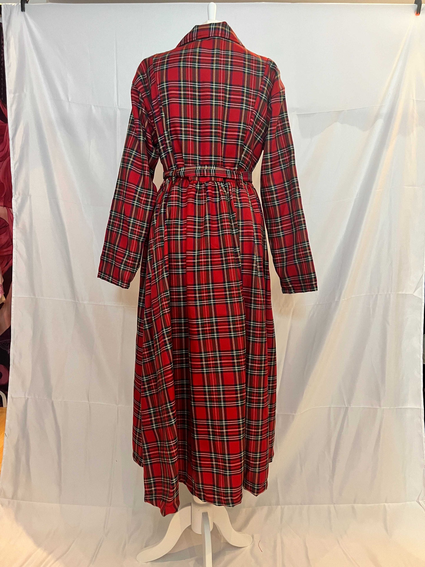 Drughoney Plaid Coat