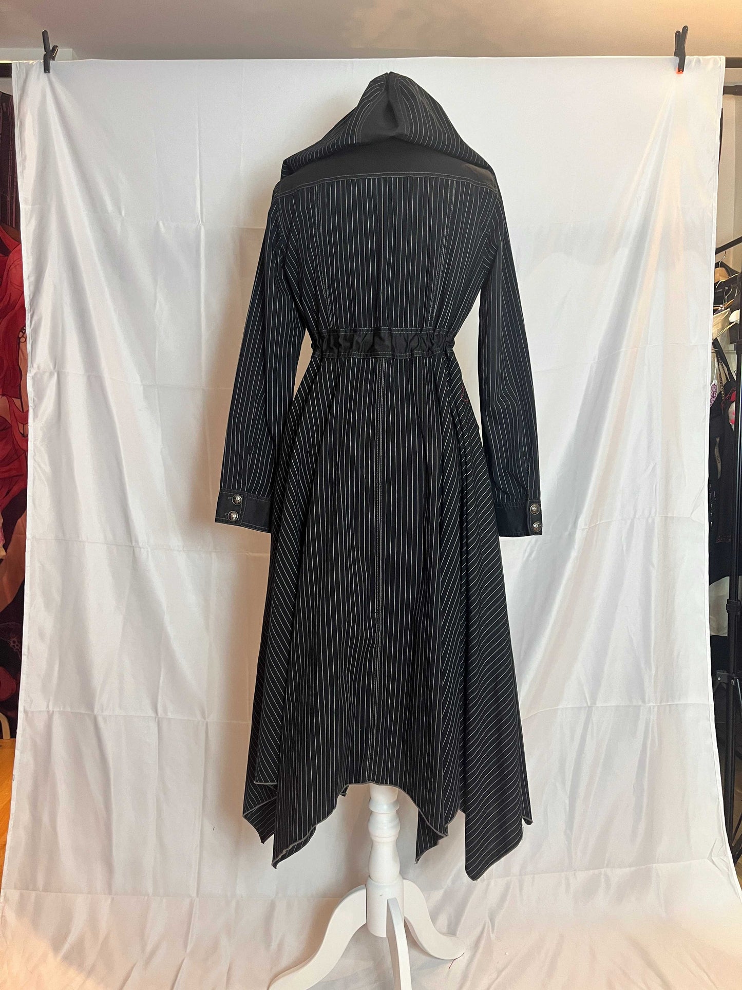 Algonquins Stripe Coat with Hood