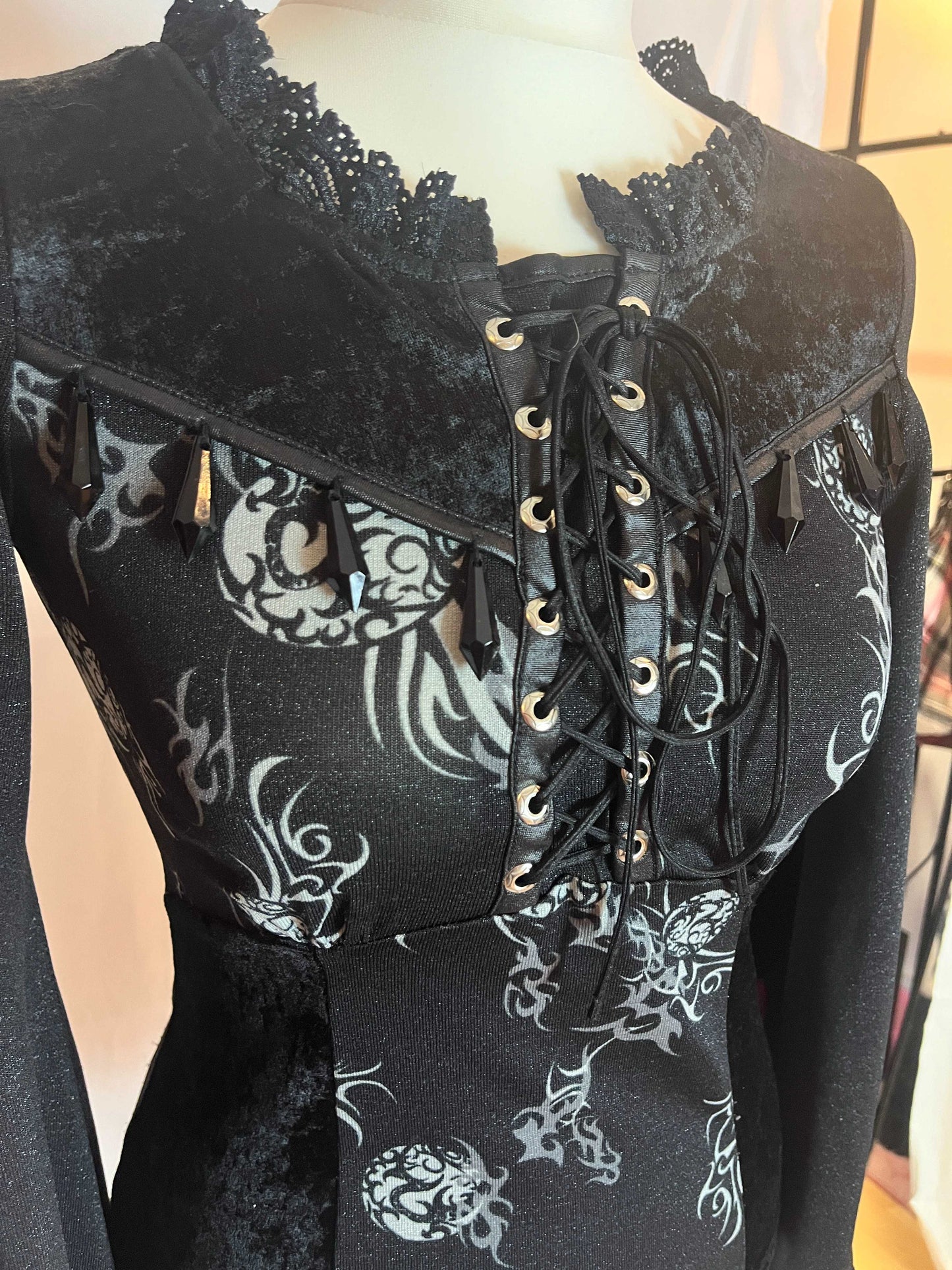 OZZ ON Lace Up Shirt