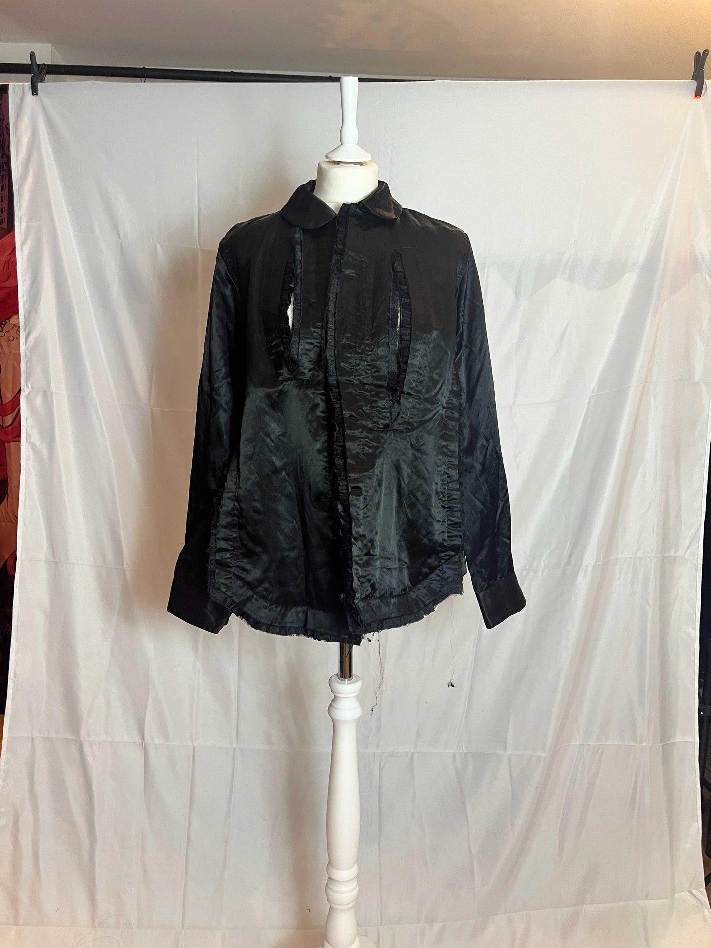 Comme des Garcons Black Silk Shirt