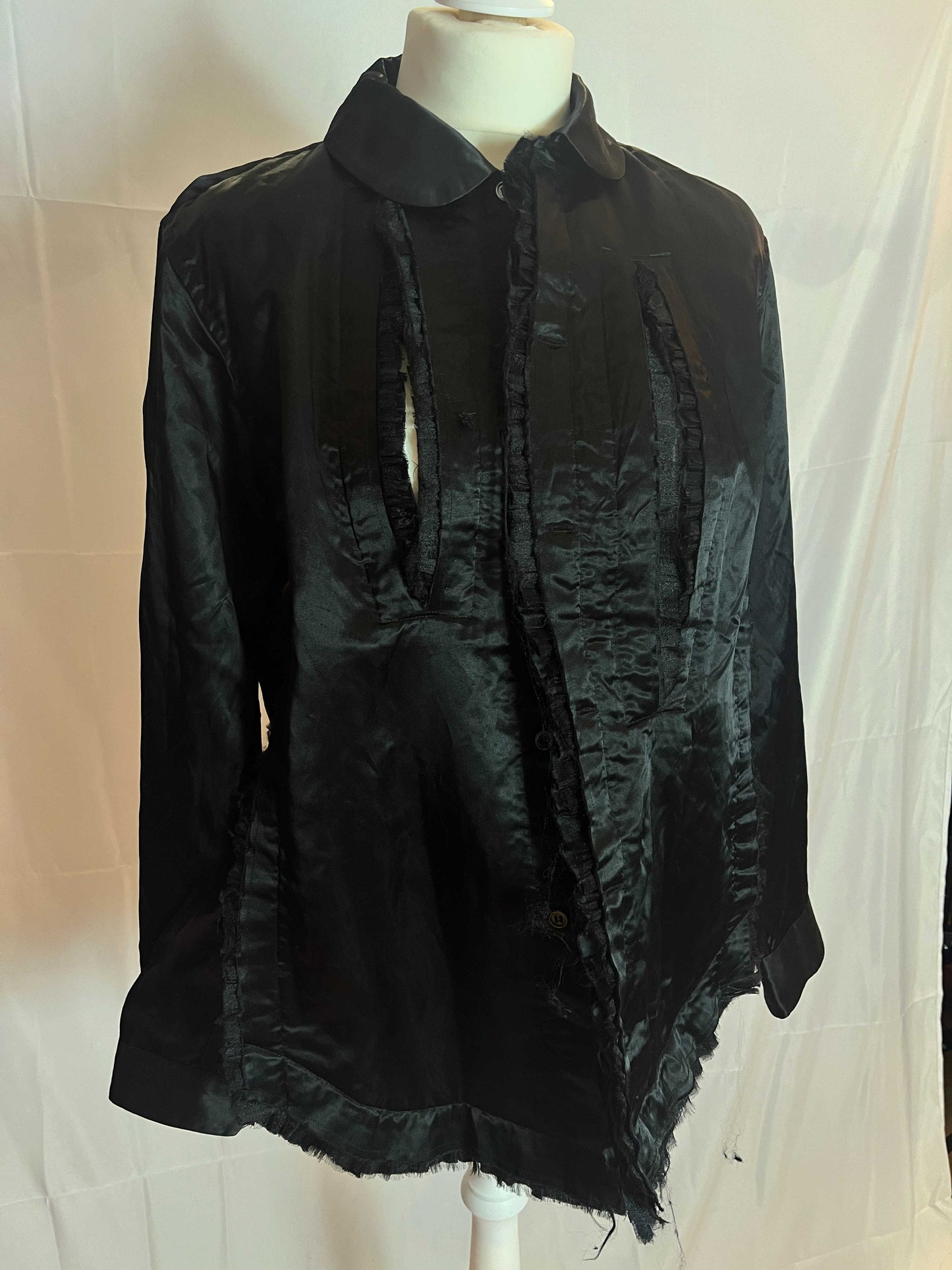 Comme des Garcons Black Silk Shirt