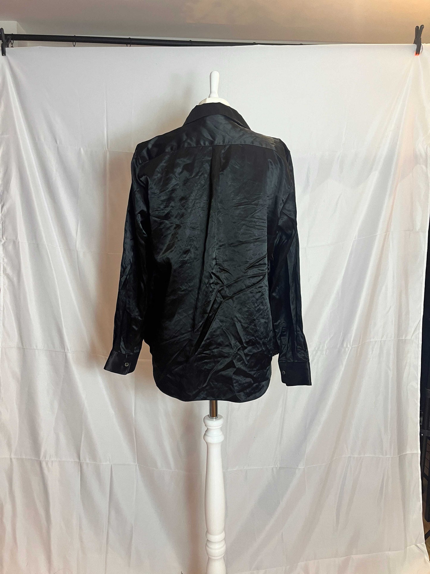 Comme des Garcons Black Silk Shirt