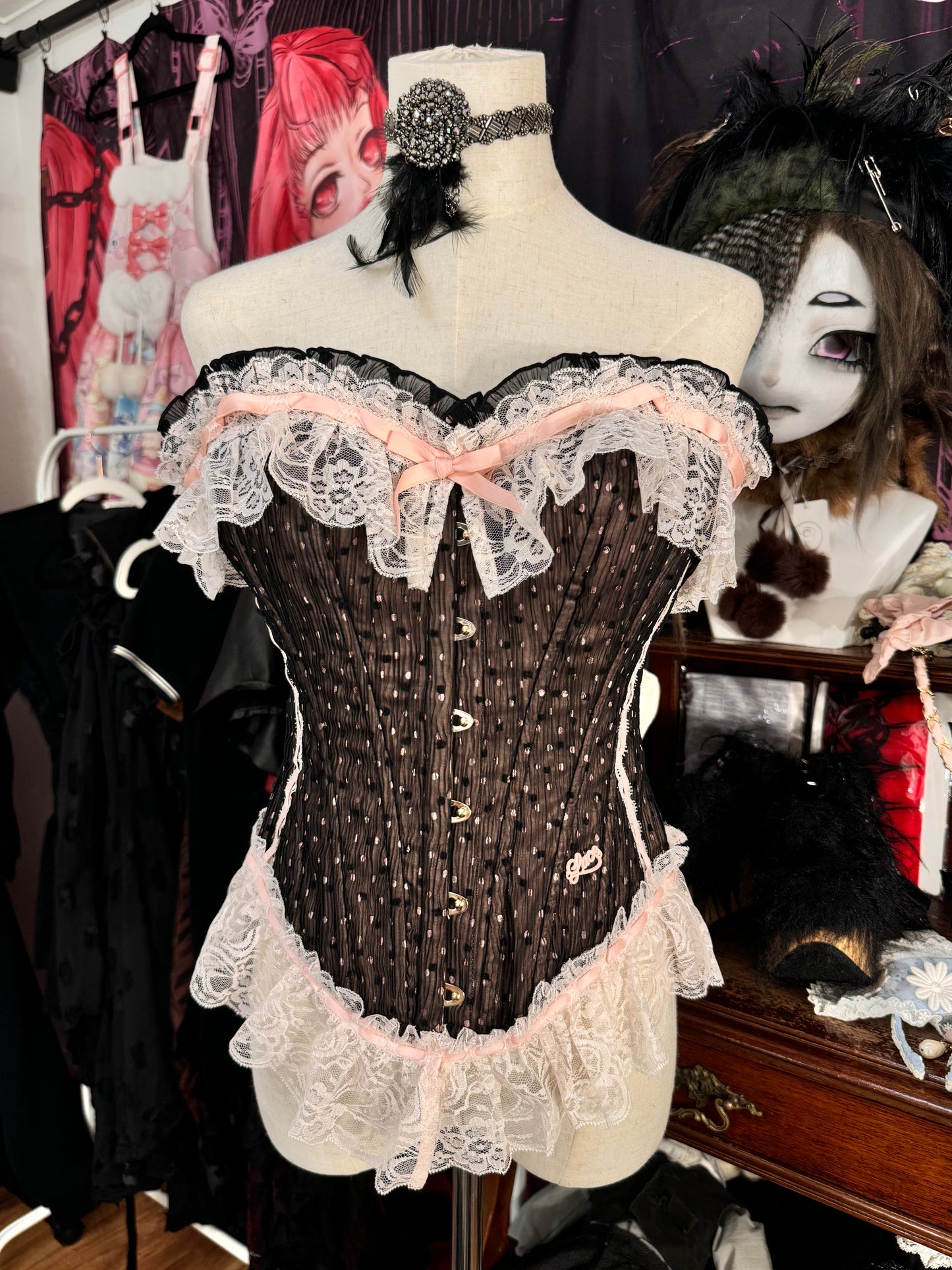 Lacemade Lace and Ribbon Corset