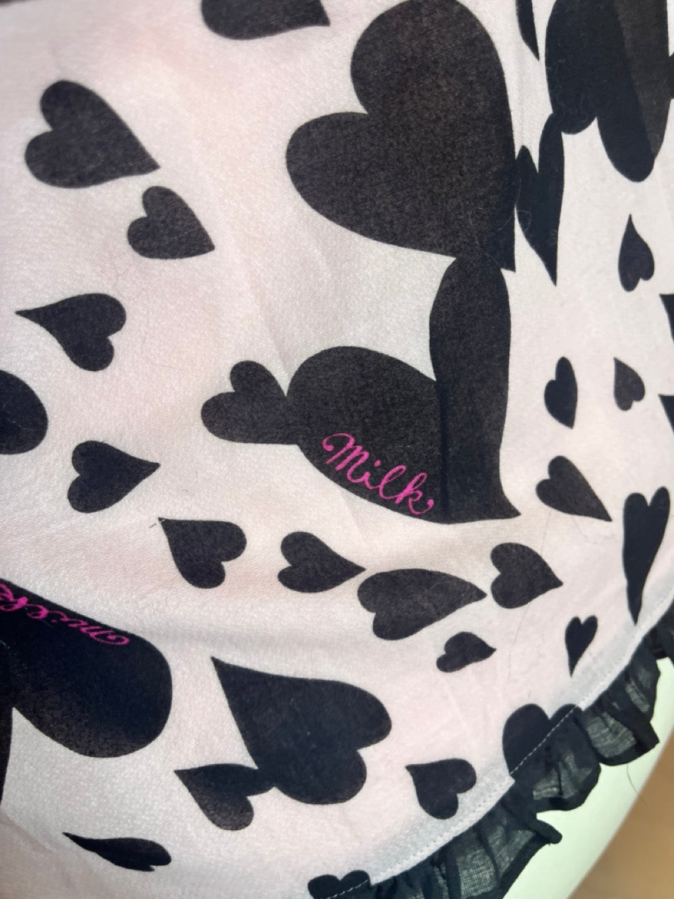 Milk Lace Heart Tank Top