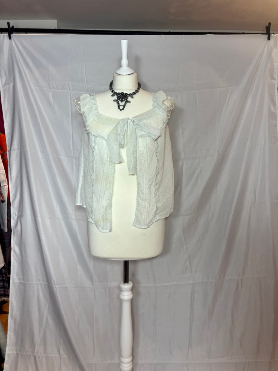 Emily Temple Lace Mini Cardigan