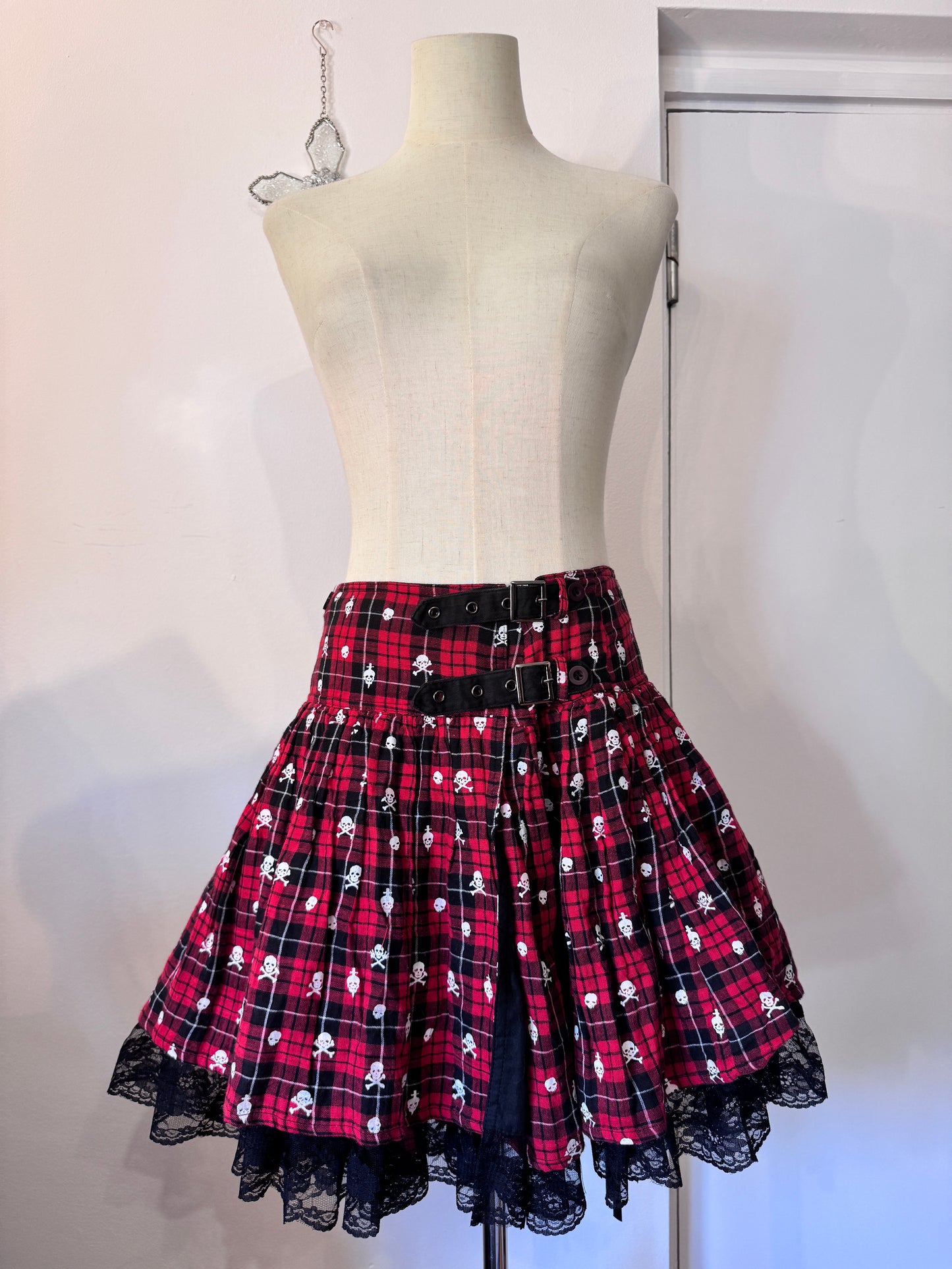 Algonquins 2-Layers Plaid Skirt