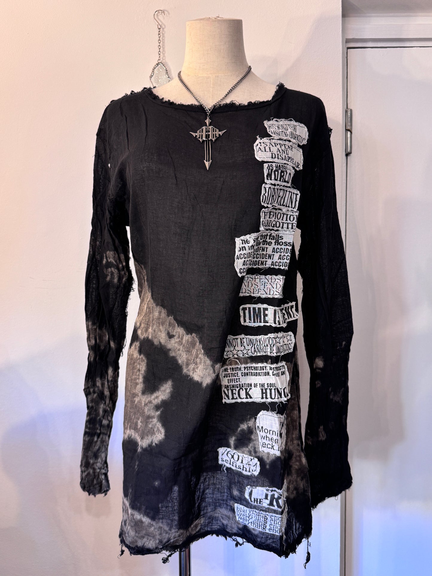 HN+DIE Destructive Tie-Dye Top