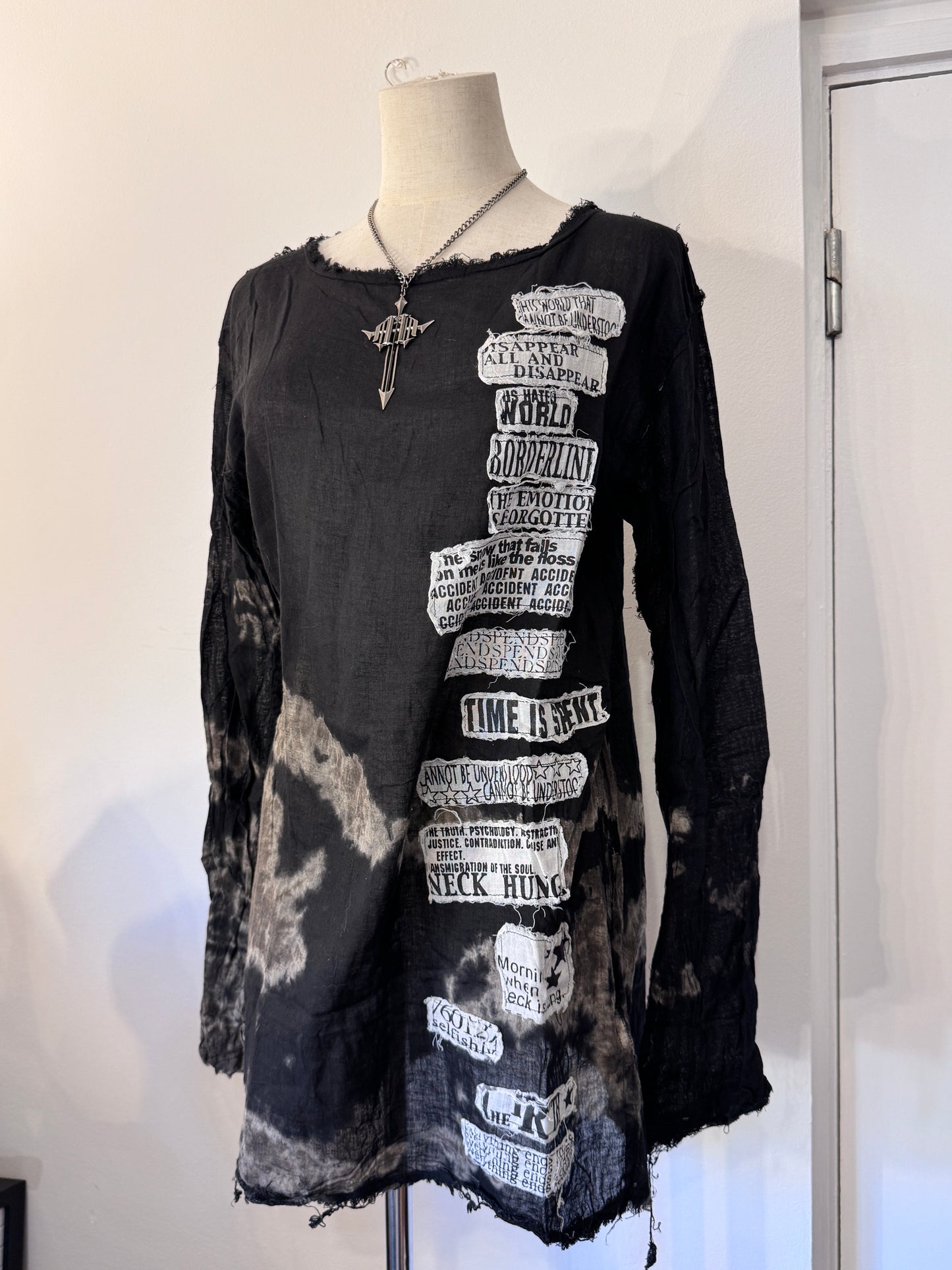 HN+DIE Destructive Tie-Dye Top
