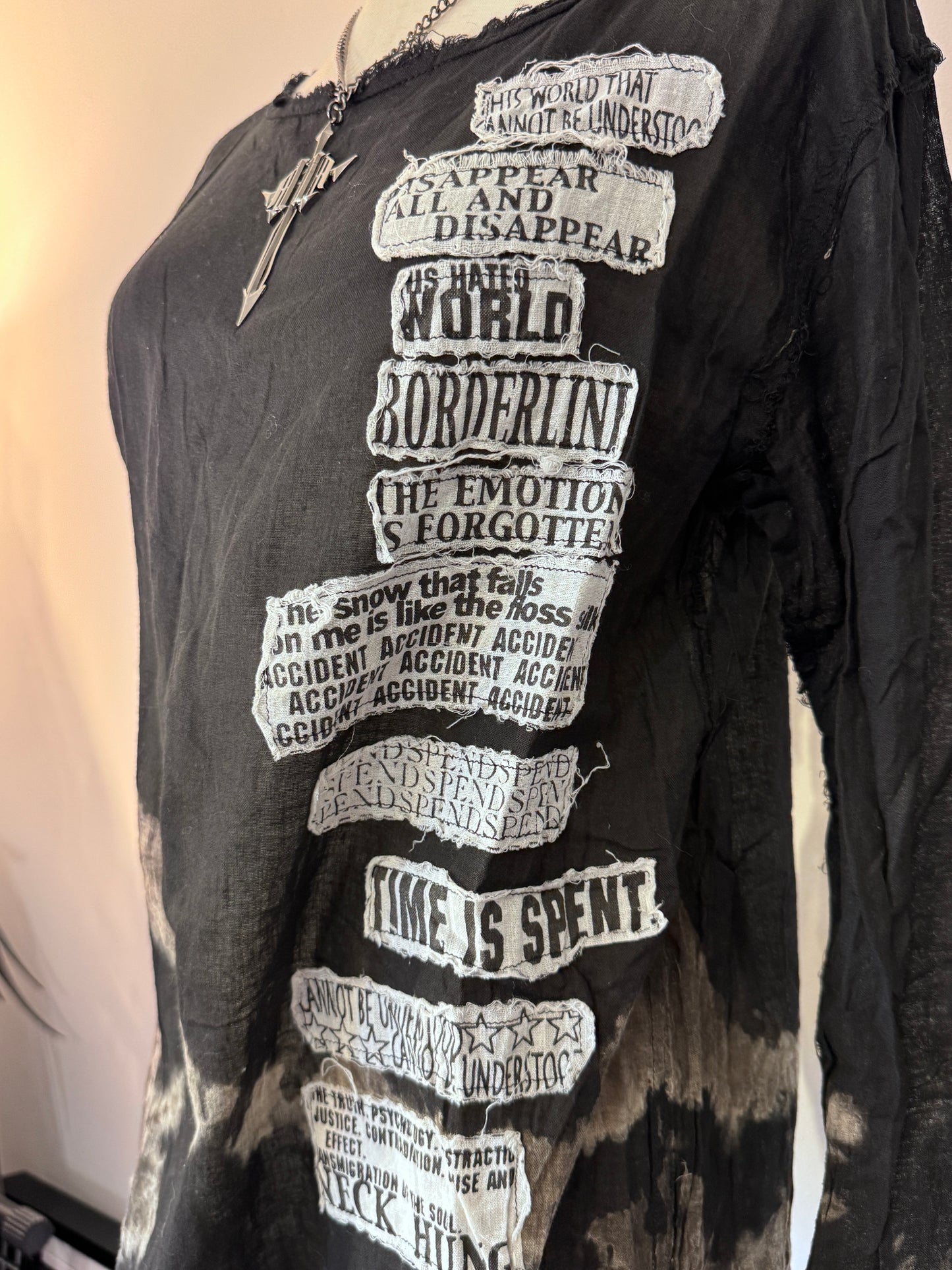 HN+DIE Destructive Tie-Dye Top