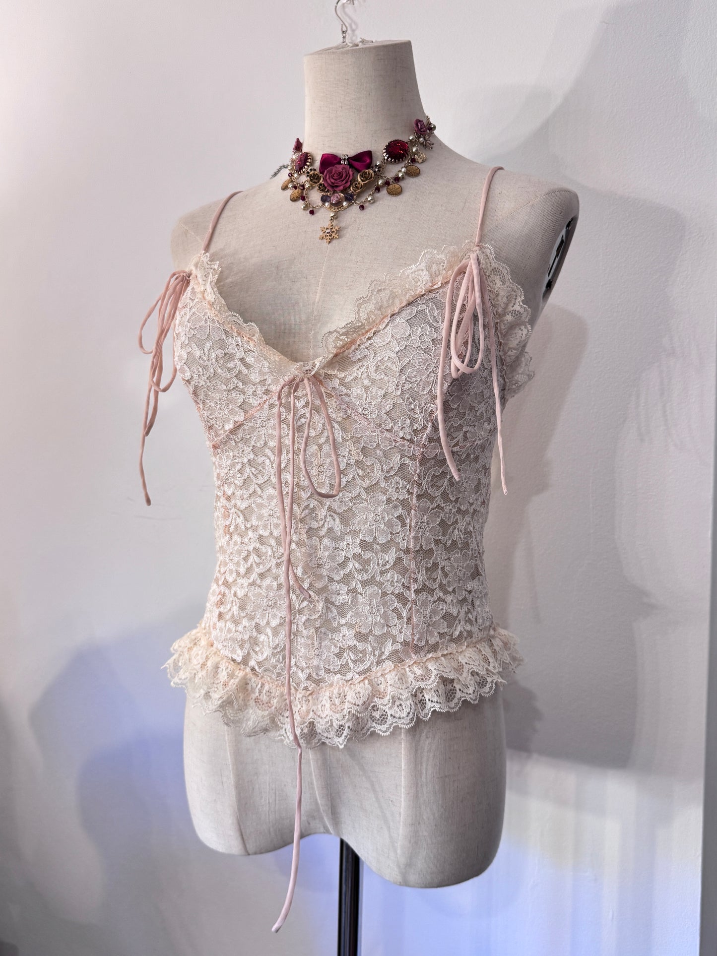 Lace Knit Tank Top