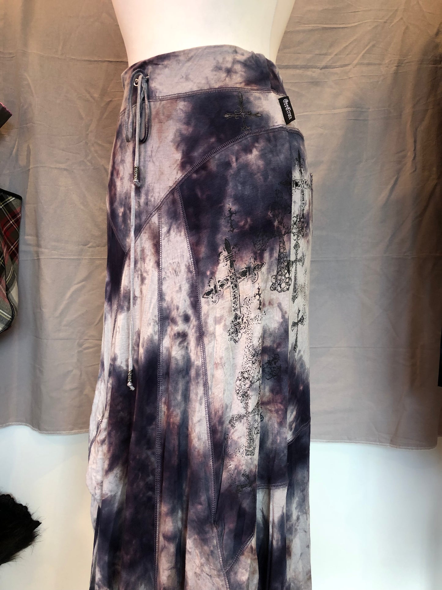 OZZ-ON Tie-Dye Maxi Skirt