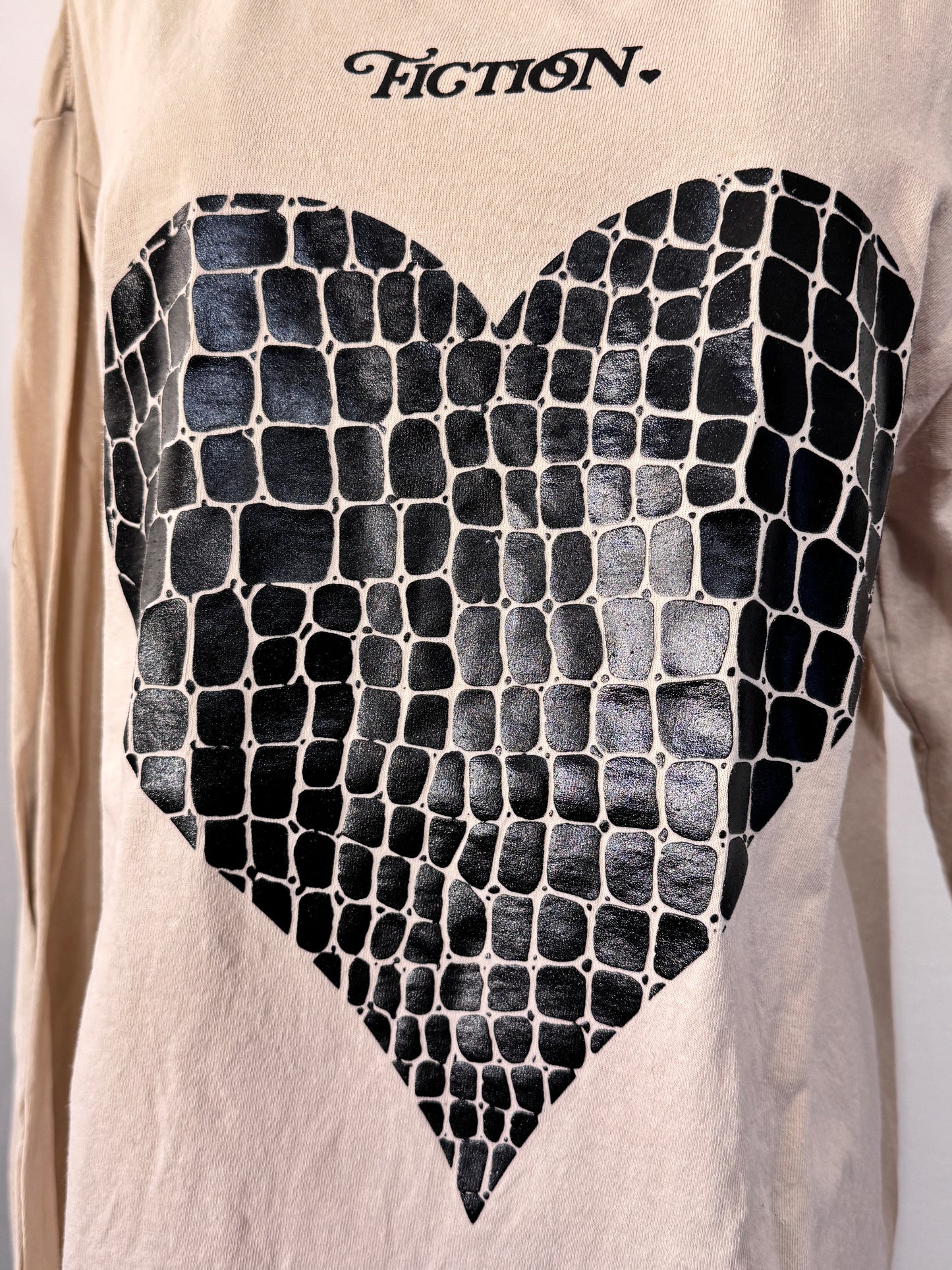FICTION TOKYO Heart Print Top