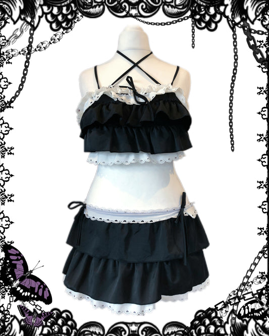 To Alice Ruffle Swimsuit Set