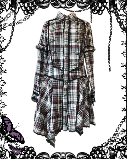 Algonquins Plaid Shirt Dress