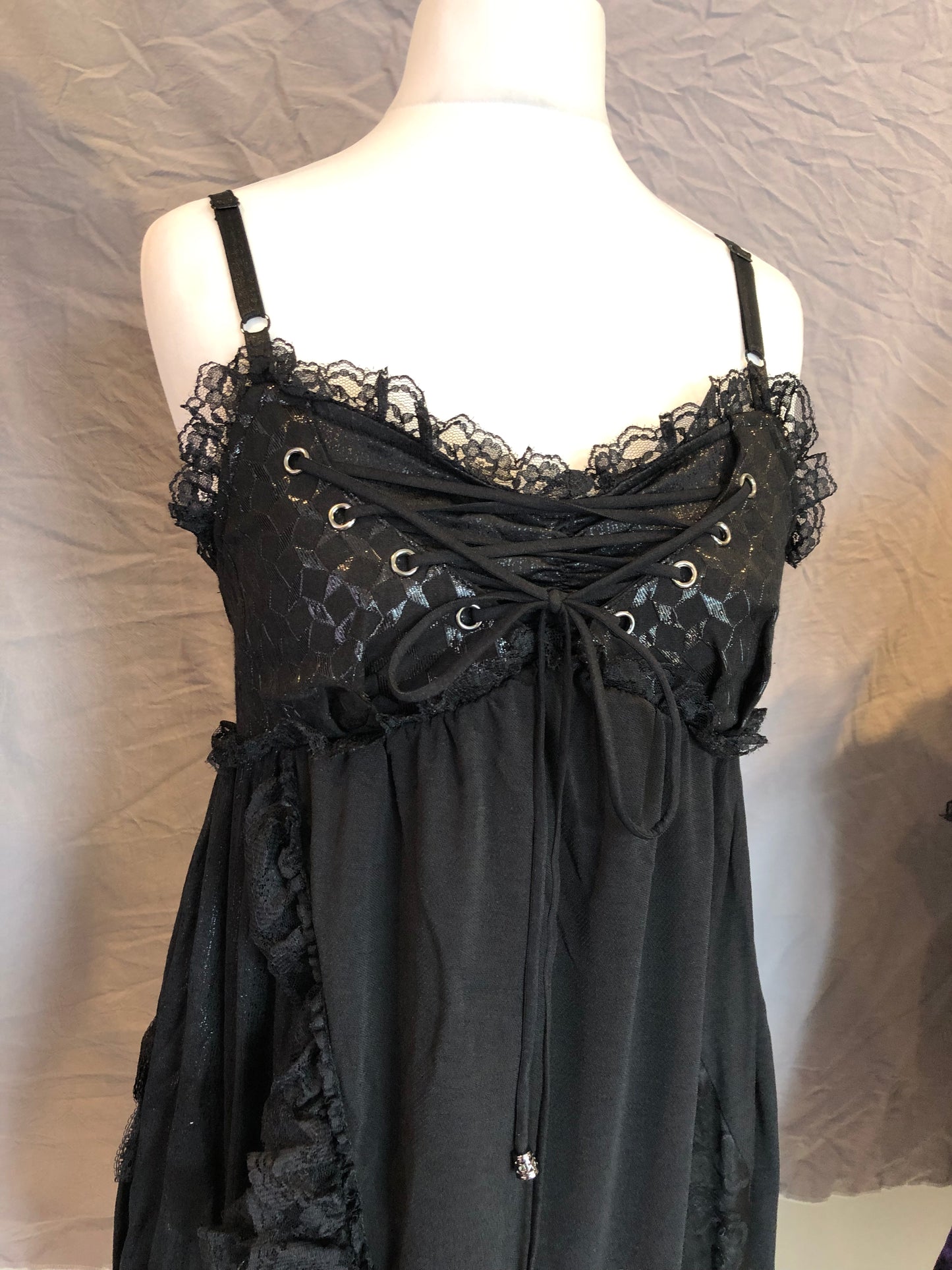 Qutie Frash Dragon Print Tank Top Dress