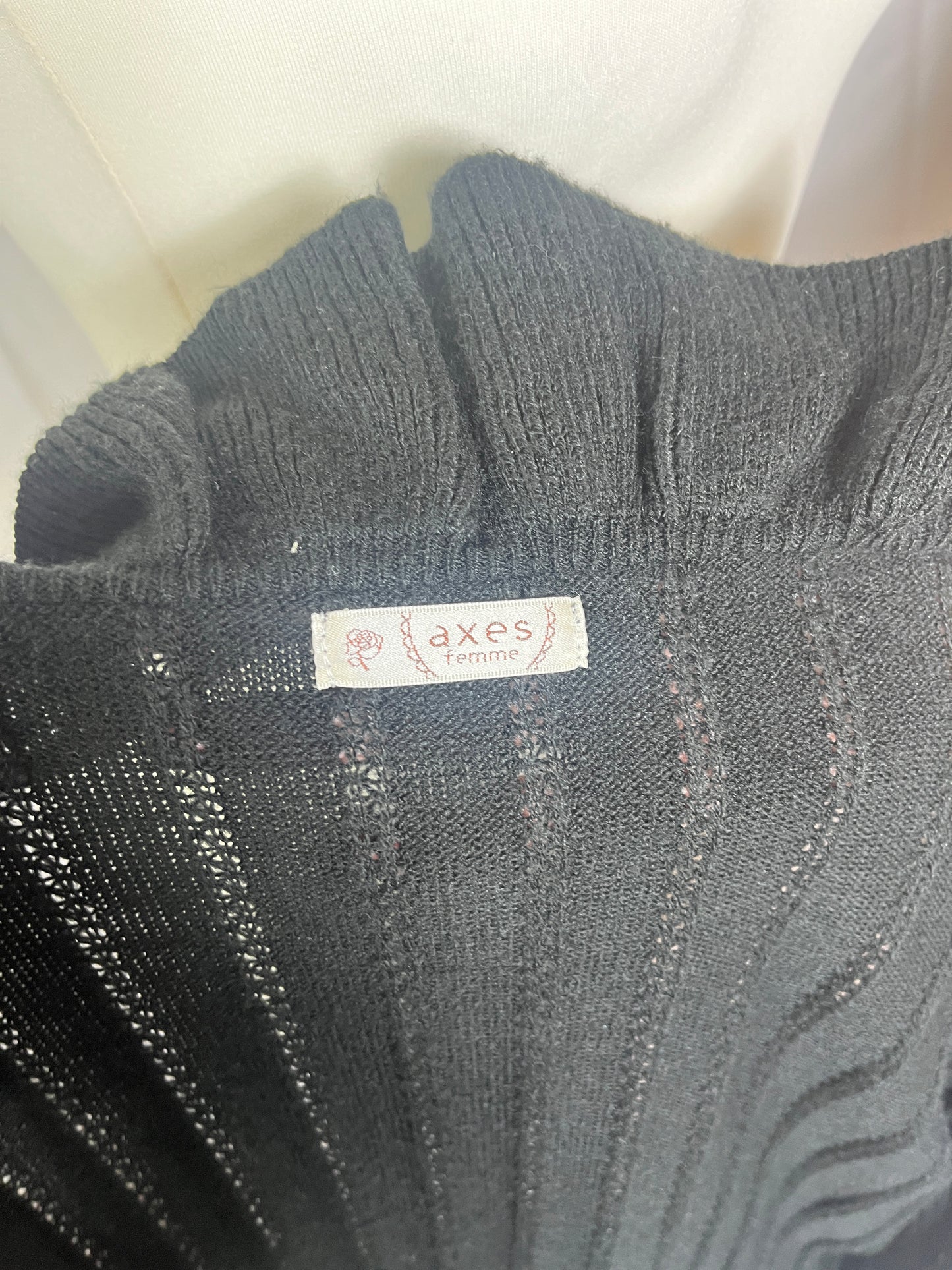 Axes Femme Ribbon Lace Cardigan