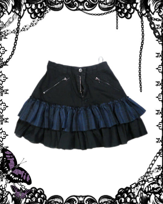 Algonquins Blue Layer Ruffle Skirt