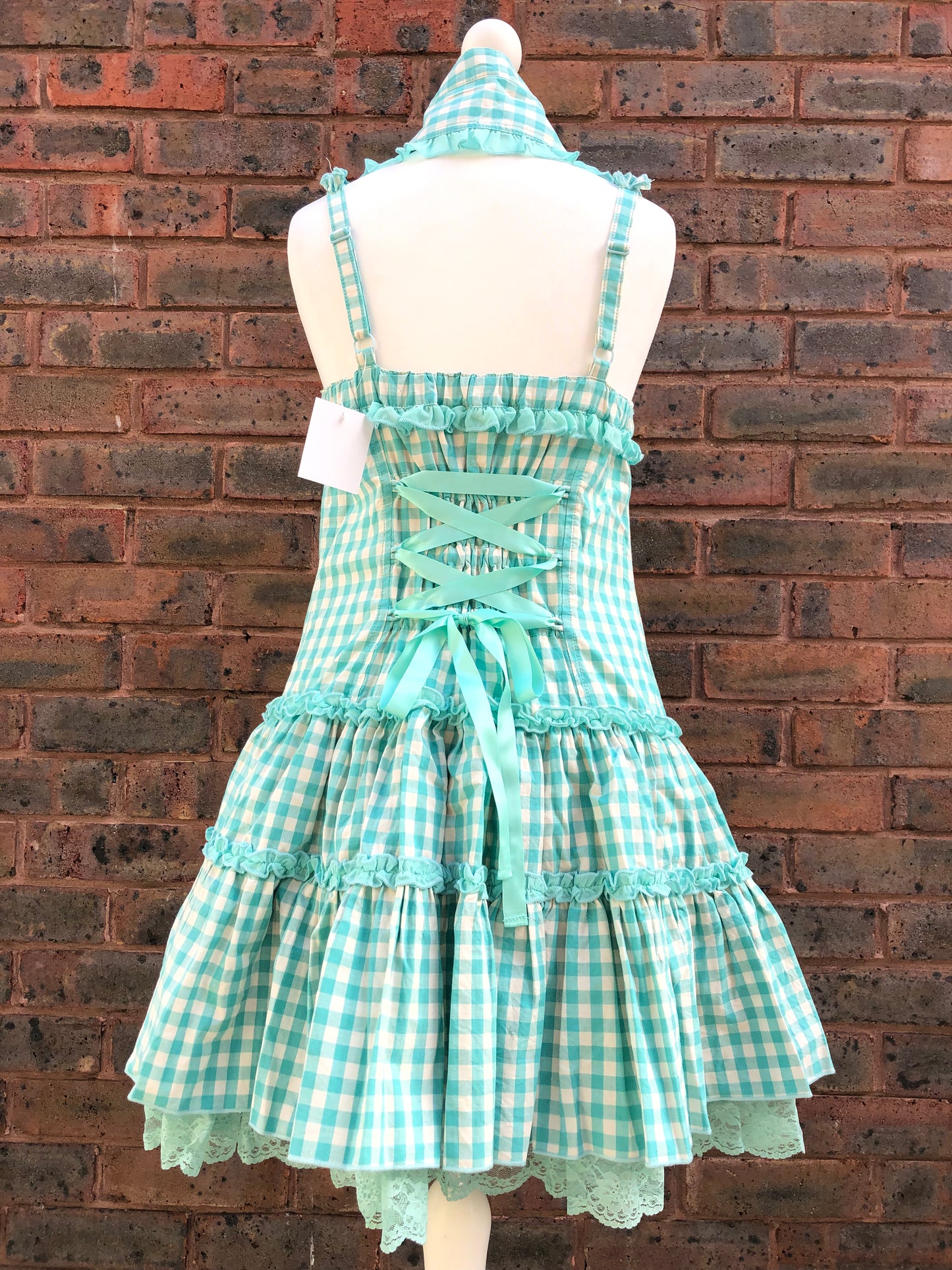Algonquins Mint Plaid JSK and Collar