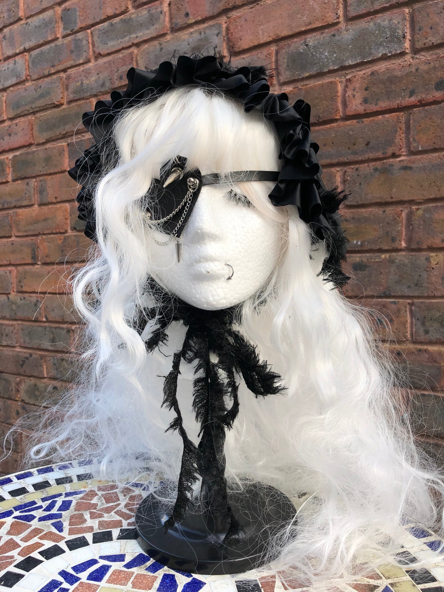 Marble Ruffle Headband