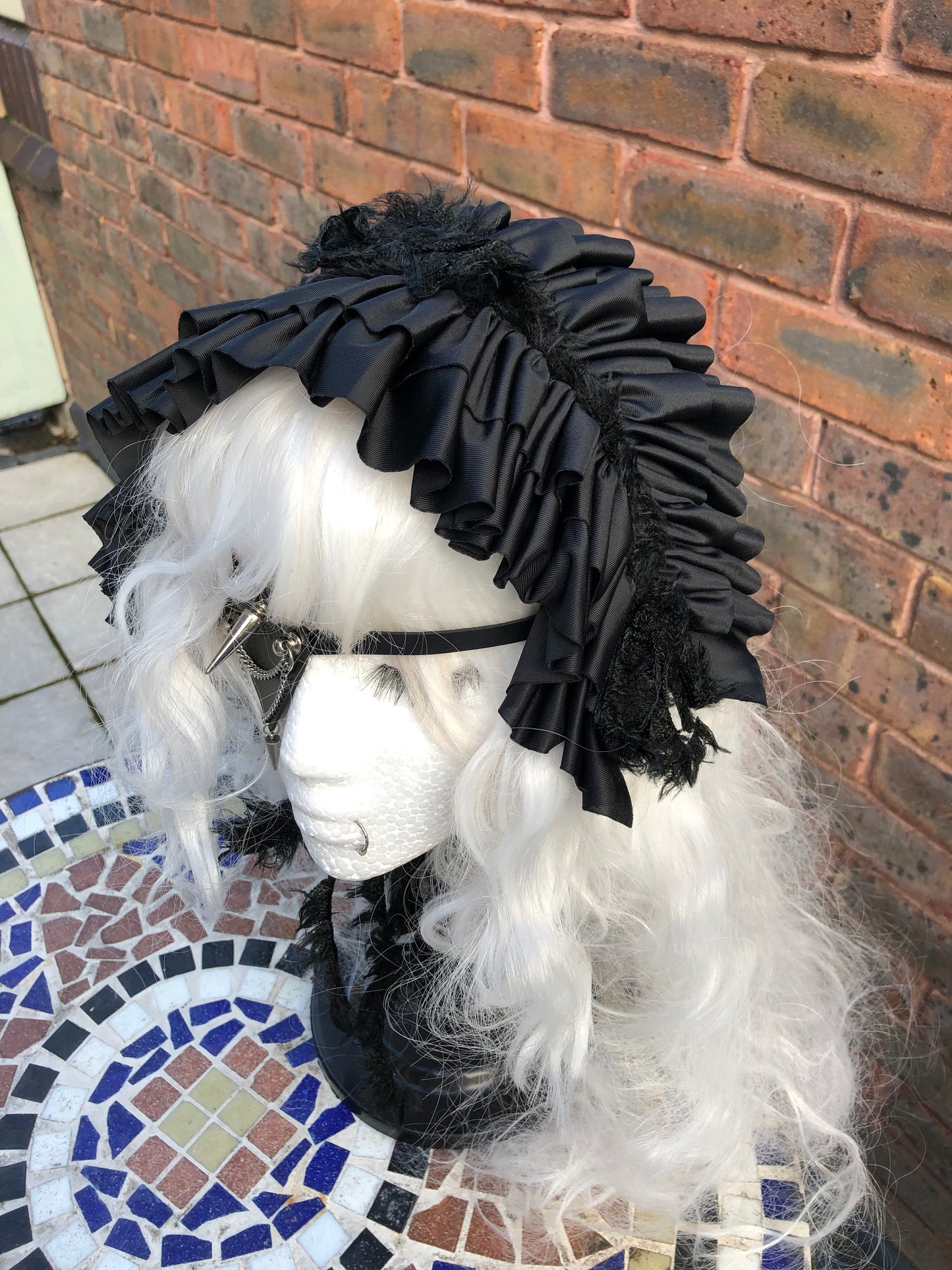 Marble Ruffle Headband