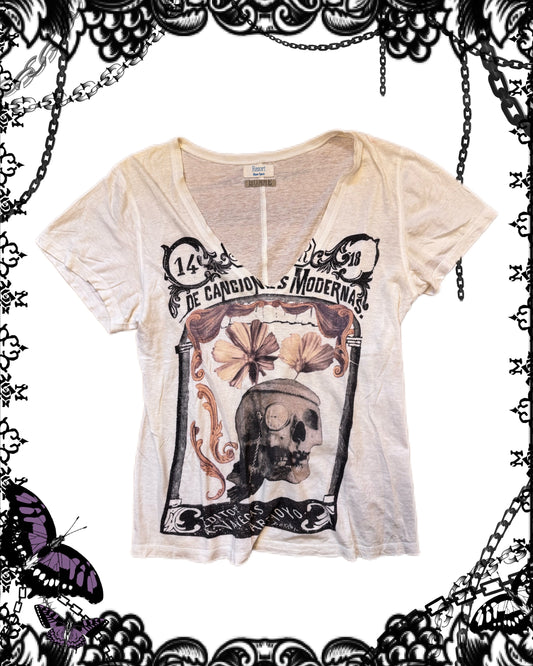 Share Spirit Skull Print T-Shirt
