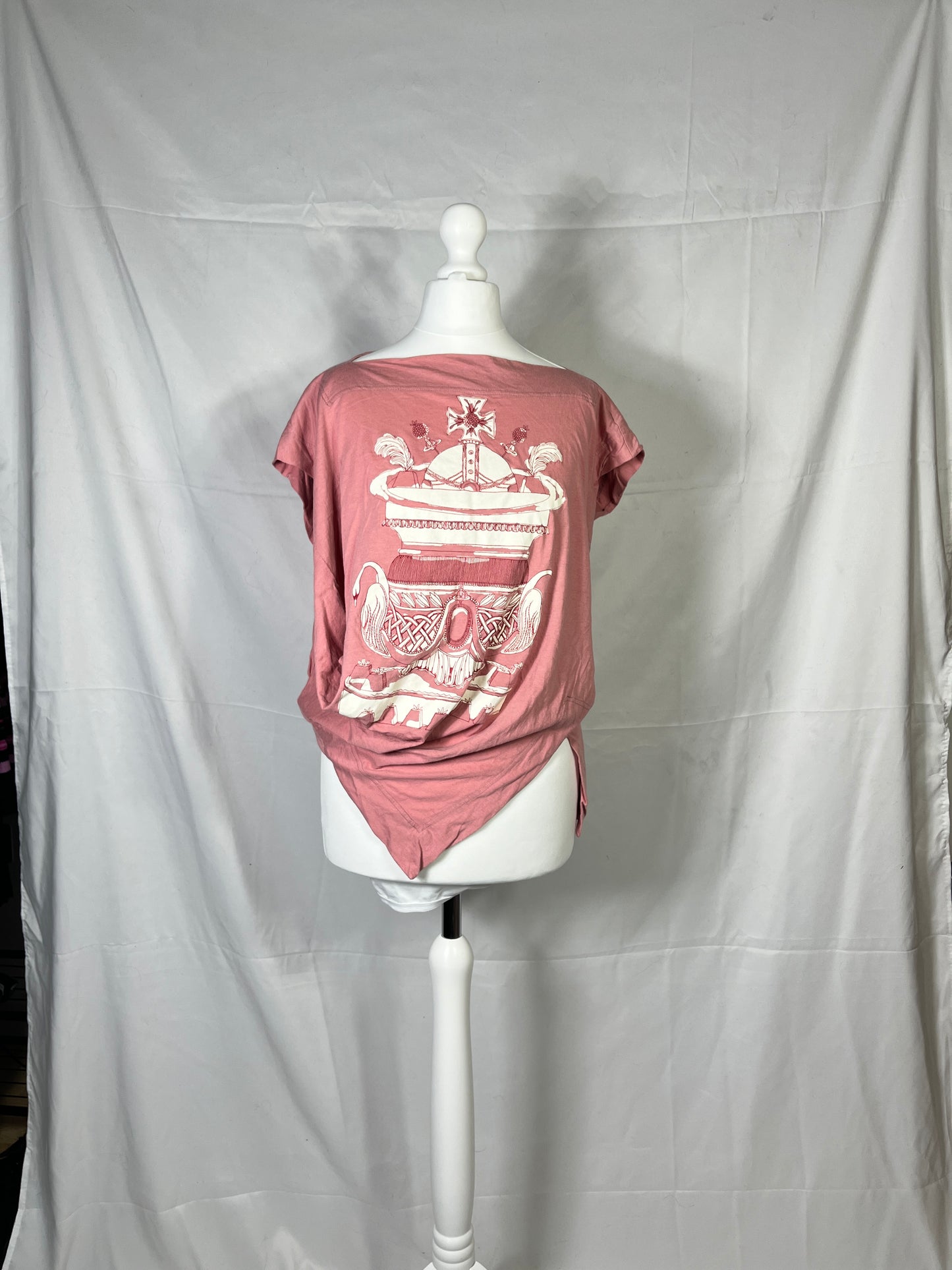 Vivienne Westwood Pink Graphic Print Short-Sleeves Top