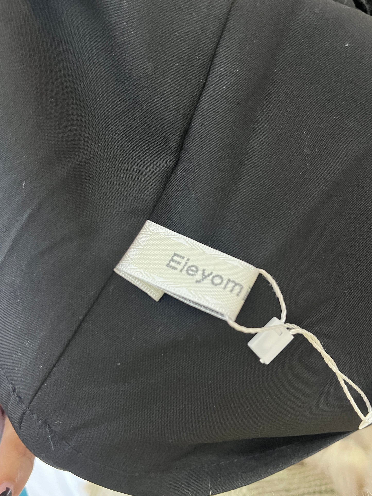 Eieyomi Black Ruffle Dress