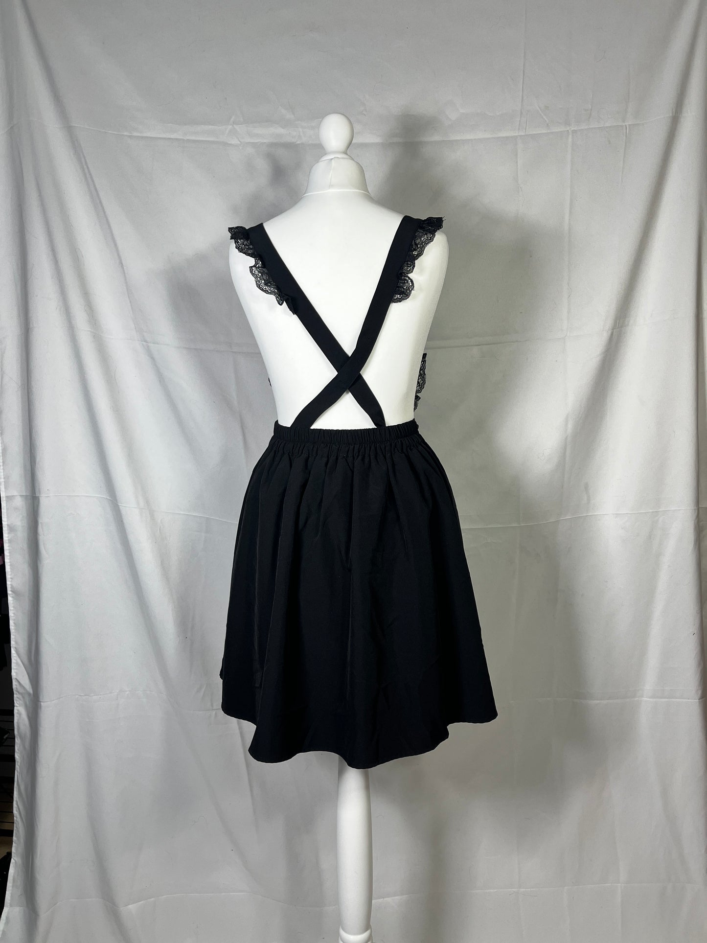 Ank Rouge Ribbon Heart Apron JSK