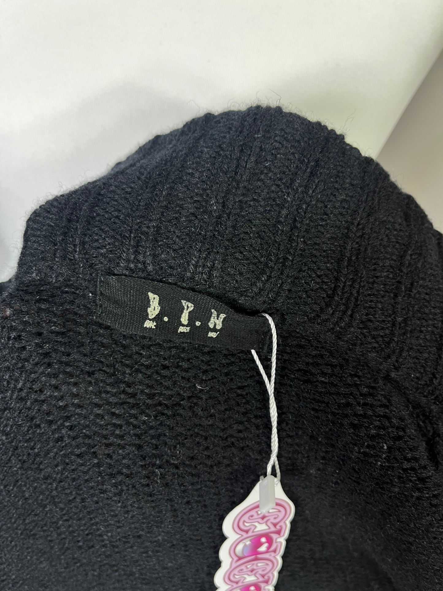 Black Peace Now Buckles Cardigan