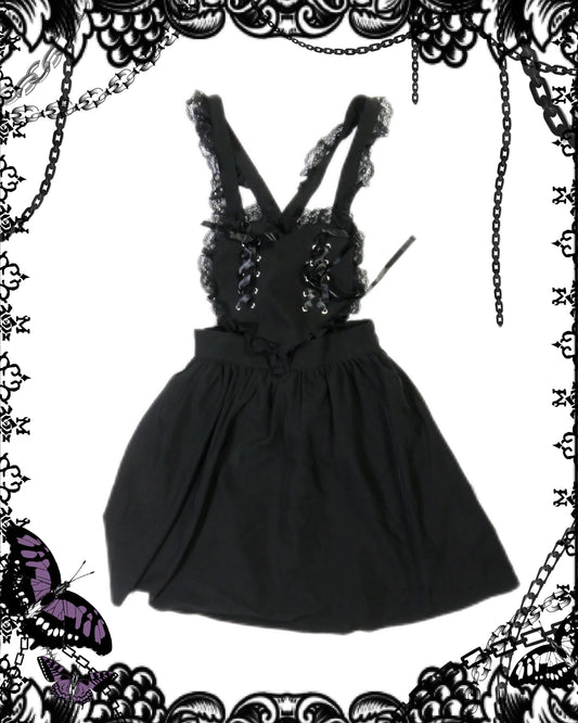 Ank Rouge Ribbon Heart Apron JSK