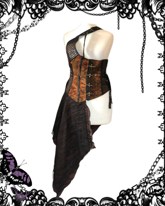 Qutie Frash Corset with Irregular Skirt